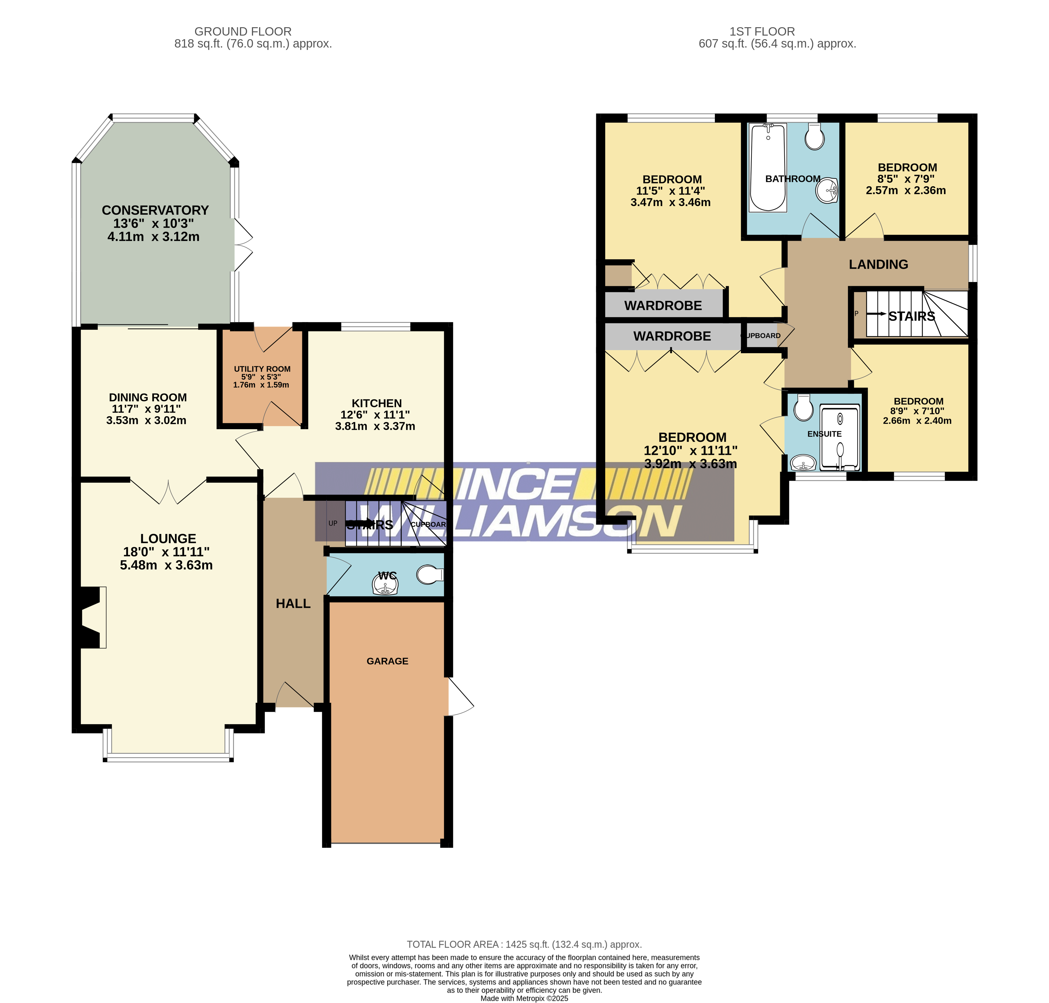 25, Orchard Drive, Chorley floorplan