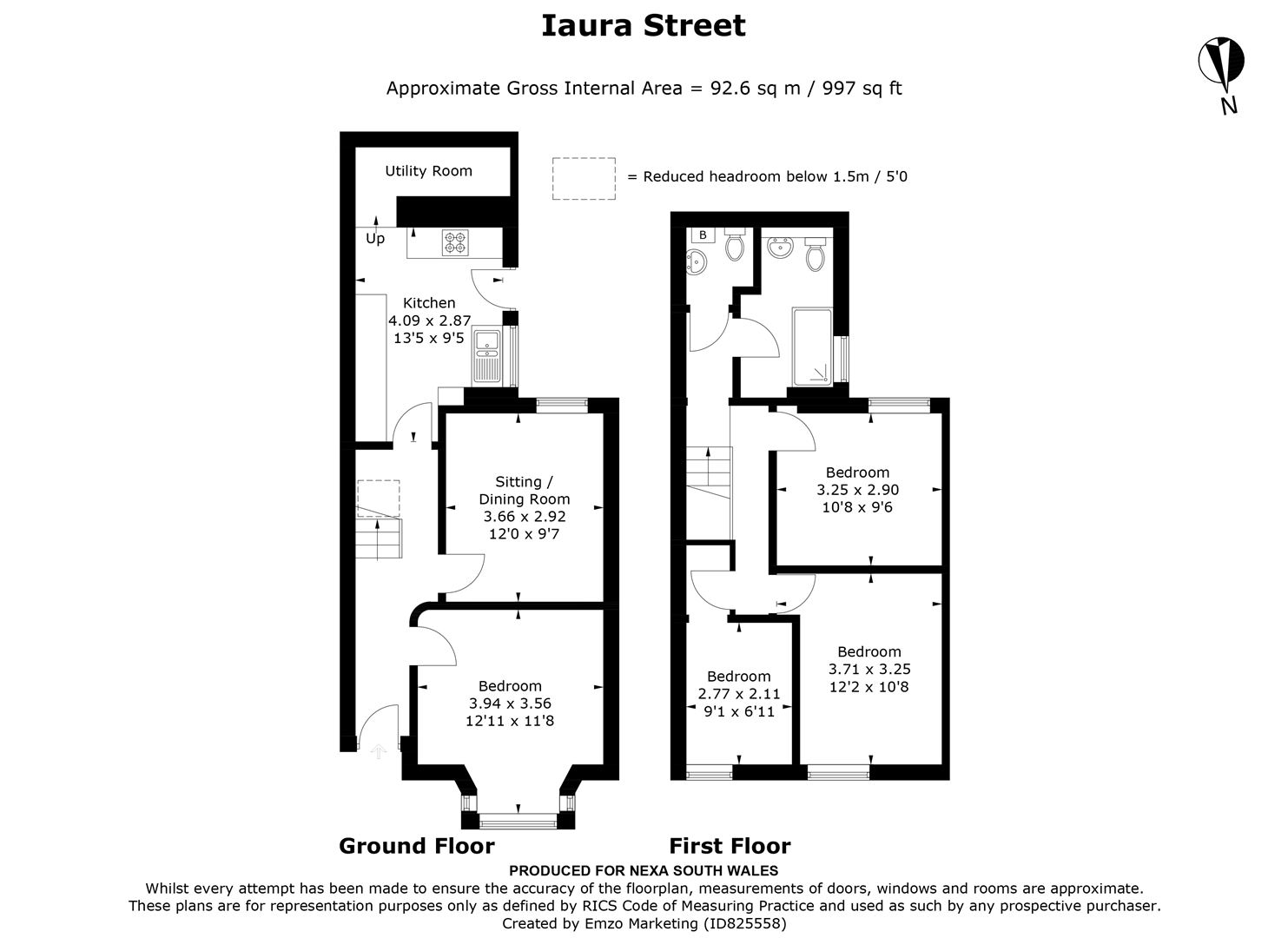 17, Laura Street, Pontypridd floorplan