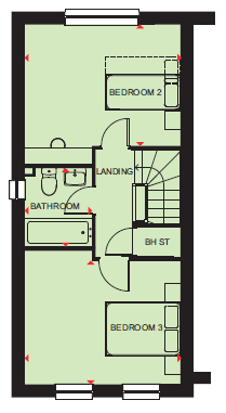 194 Elmers Gate, Via Woodside Link Road, Houghton Regis floorplan