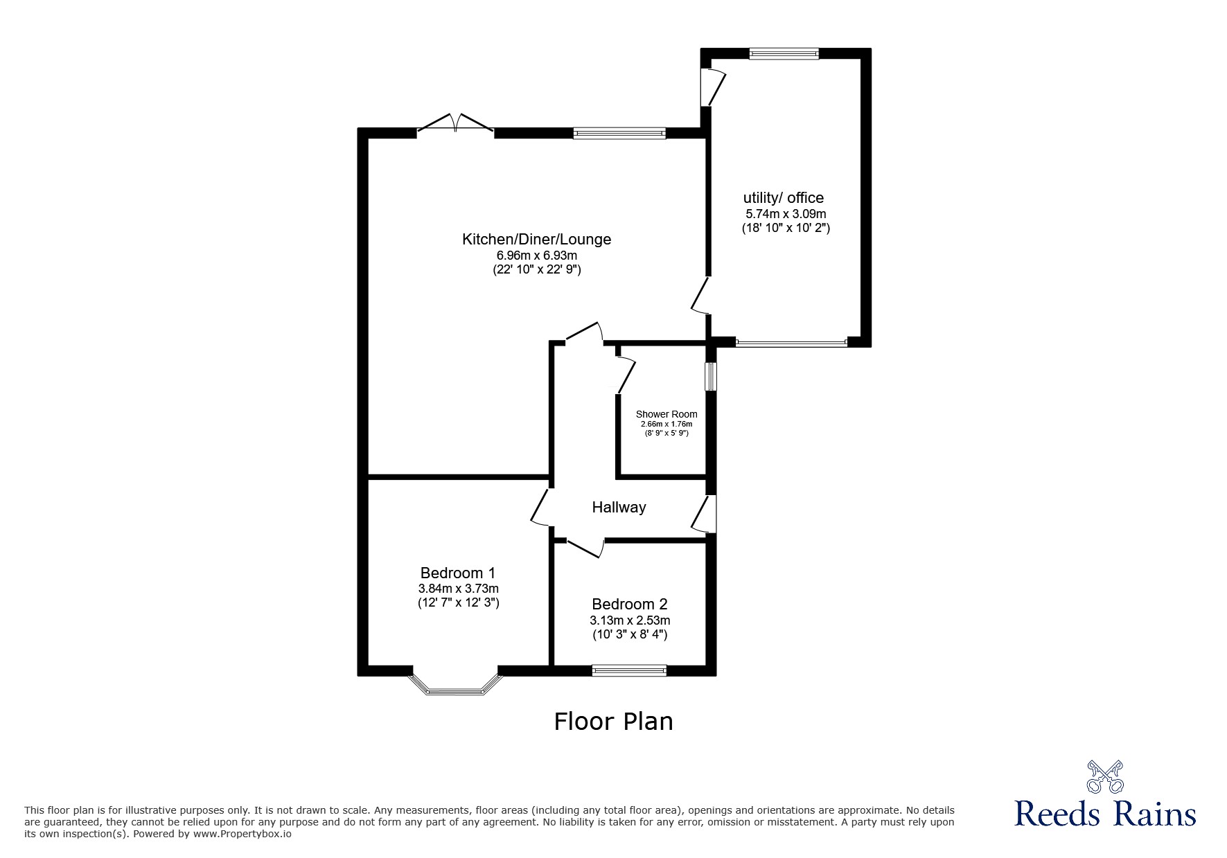 54, Grasmere Road, Durham floorplan
