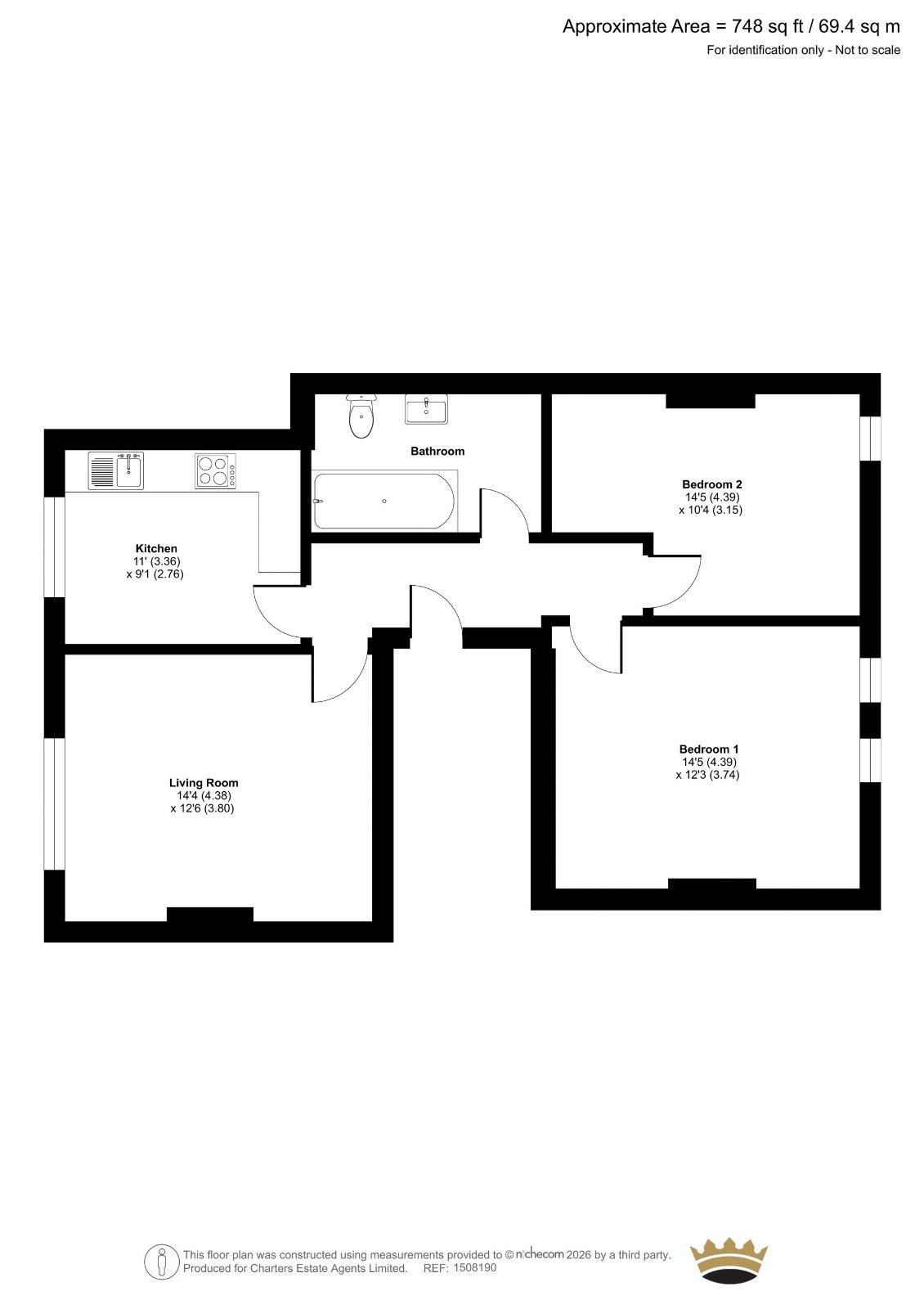 Flat 3, 39, Tisbury Road, East Sussex floorplan