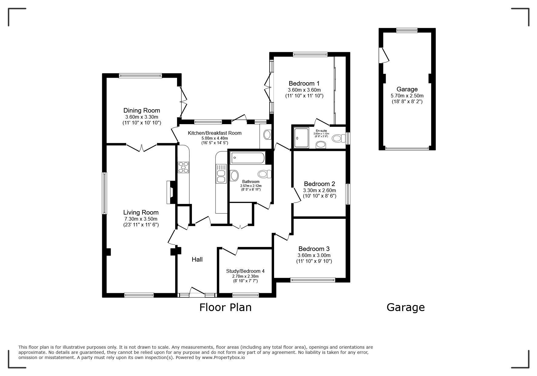 Ferndown,, Oaklea Drive, Hook floorplan