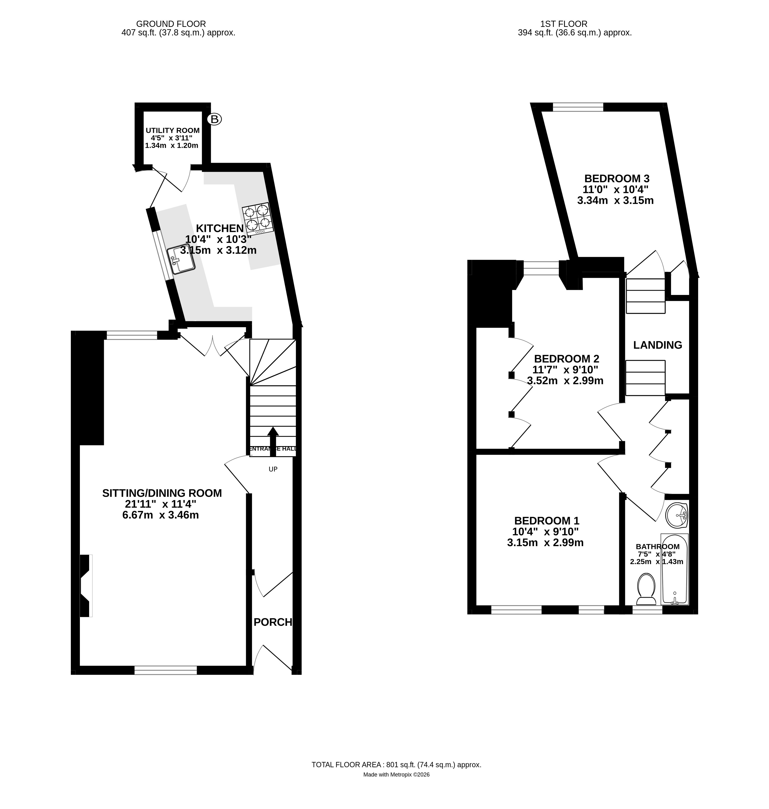 29, East Street, Devon floorplan