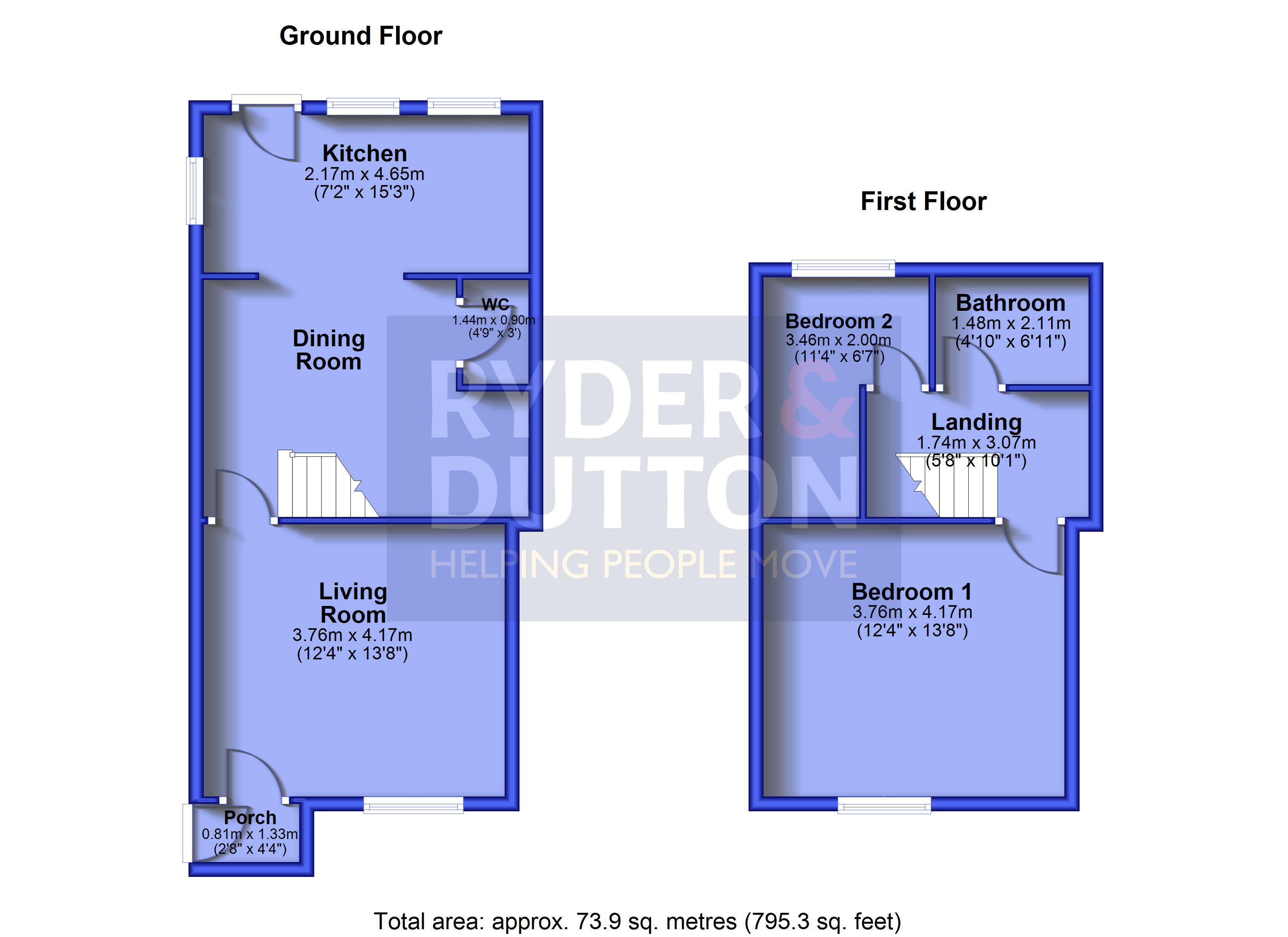 13, Medlock Road, Manchester floorplan