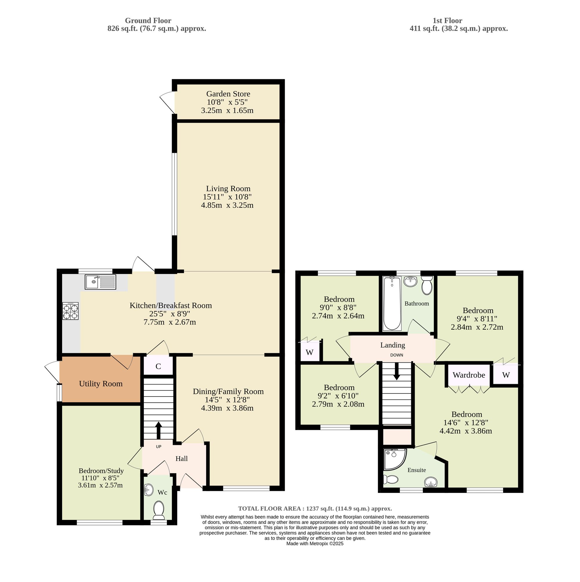 2 Sharpe Way, Great Yarmouth floorplan