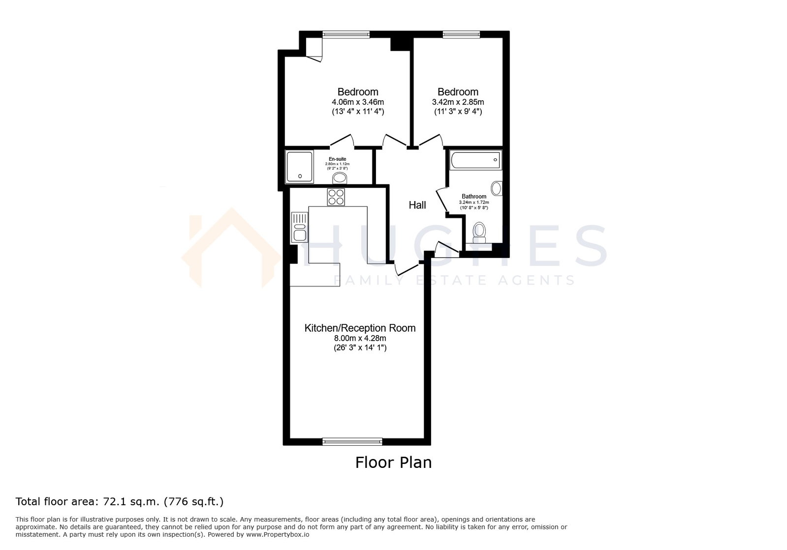 57, Baxter Mews, Sheffield floorplan