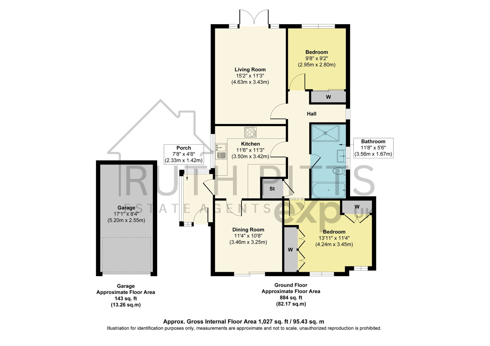 2, Moorhouse Court Mews, Pontefract floorplan