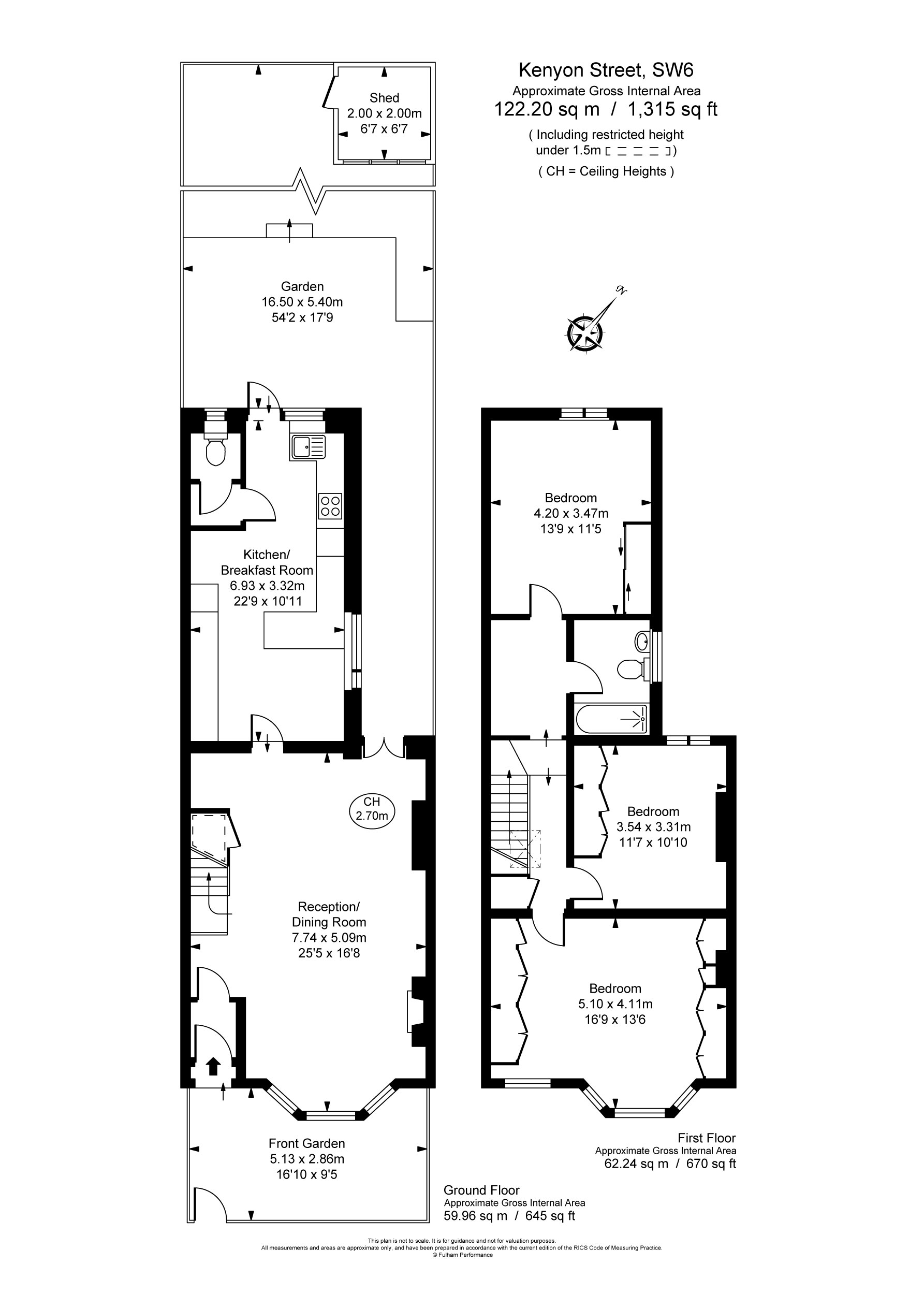 Kenyon Street, London SW6, 3 bedroom terraced house for sale 62234939