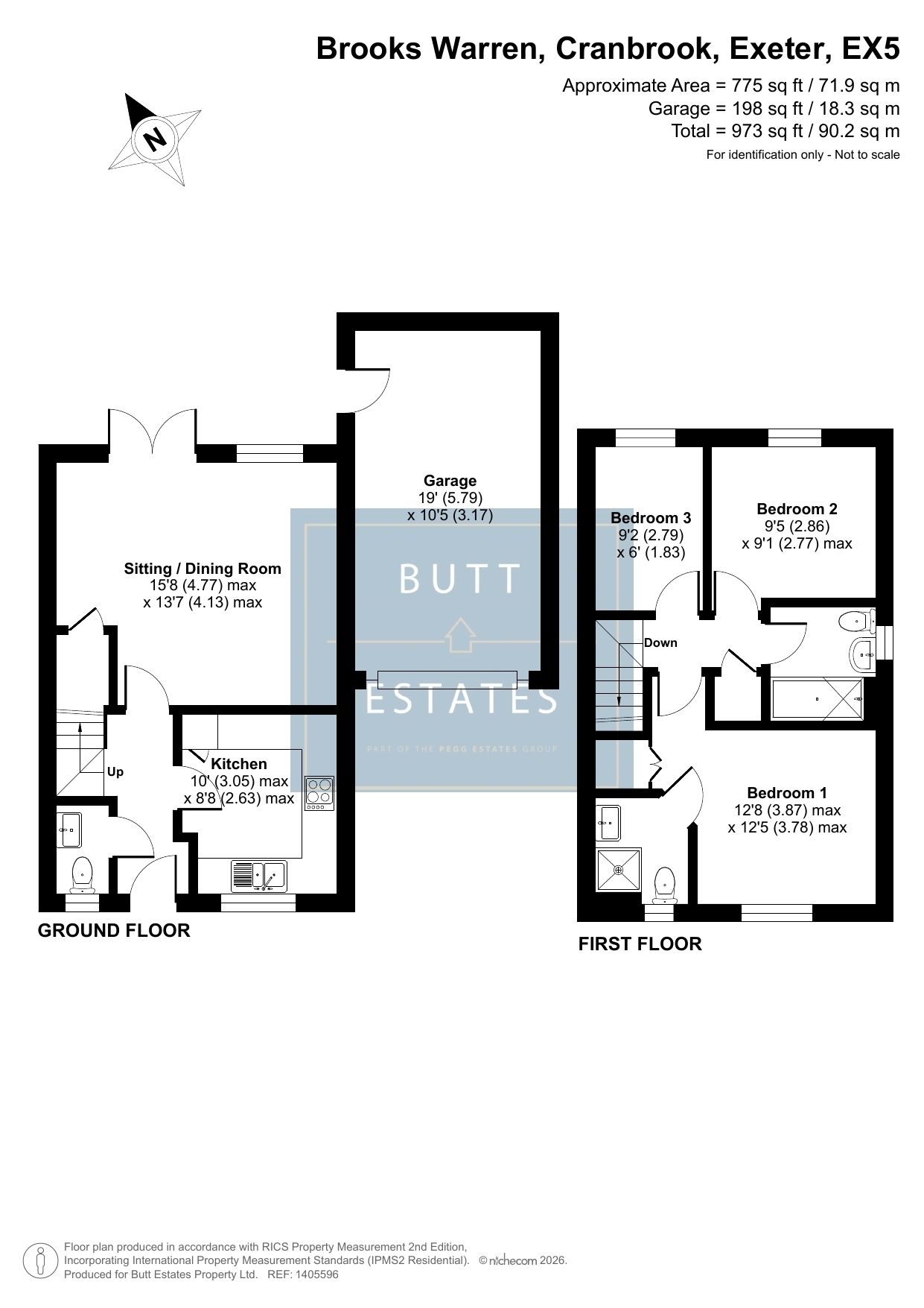 21 Brooks Warren, Exeter floorplan
