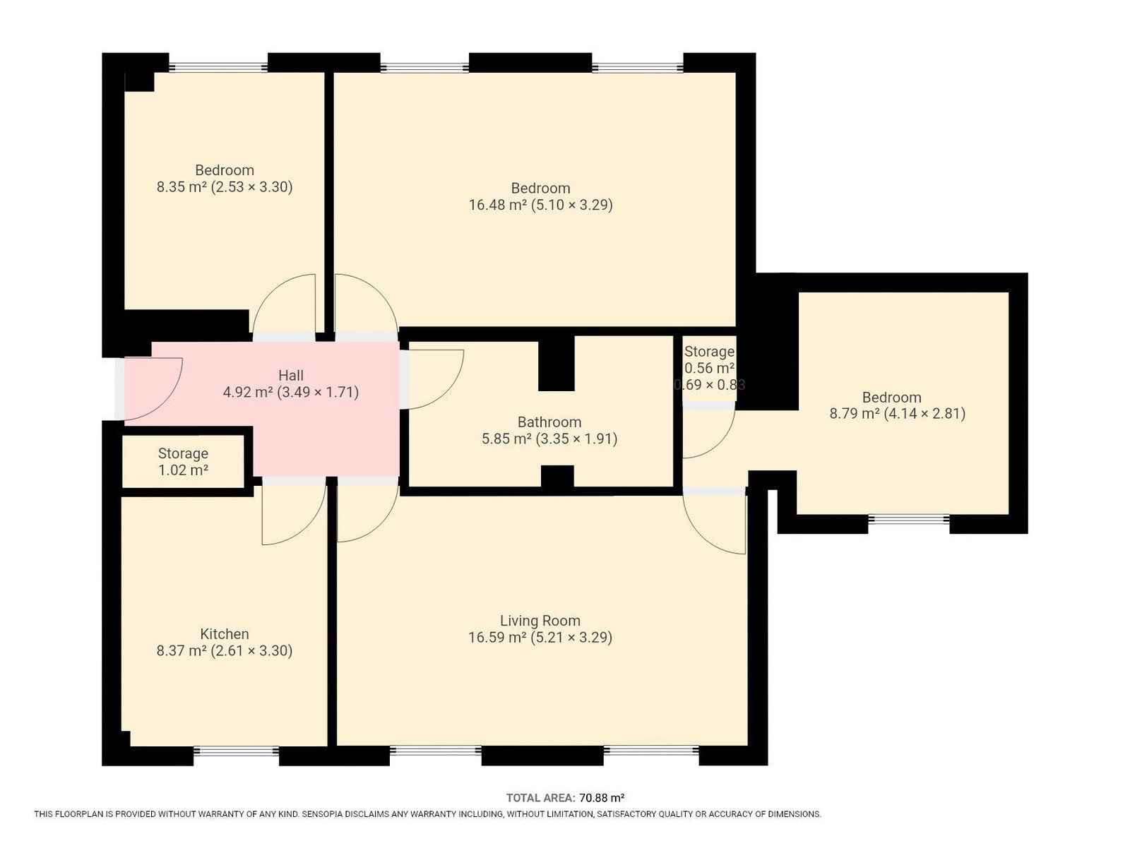 Fitzwilliam Lodge, 72,Flat 6, Fitzwilliam Street, Barnsley floorplan