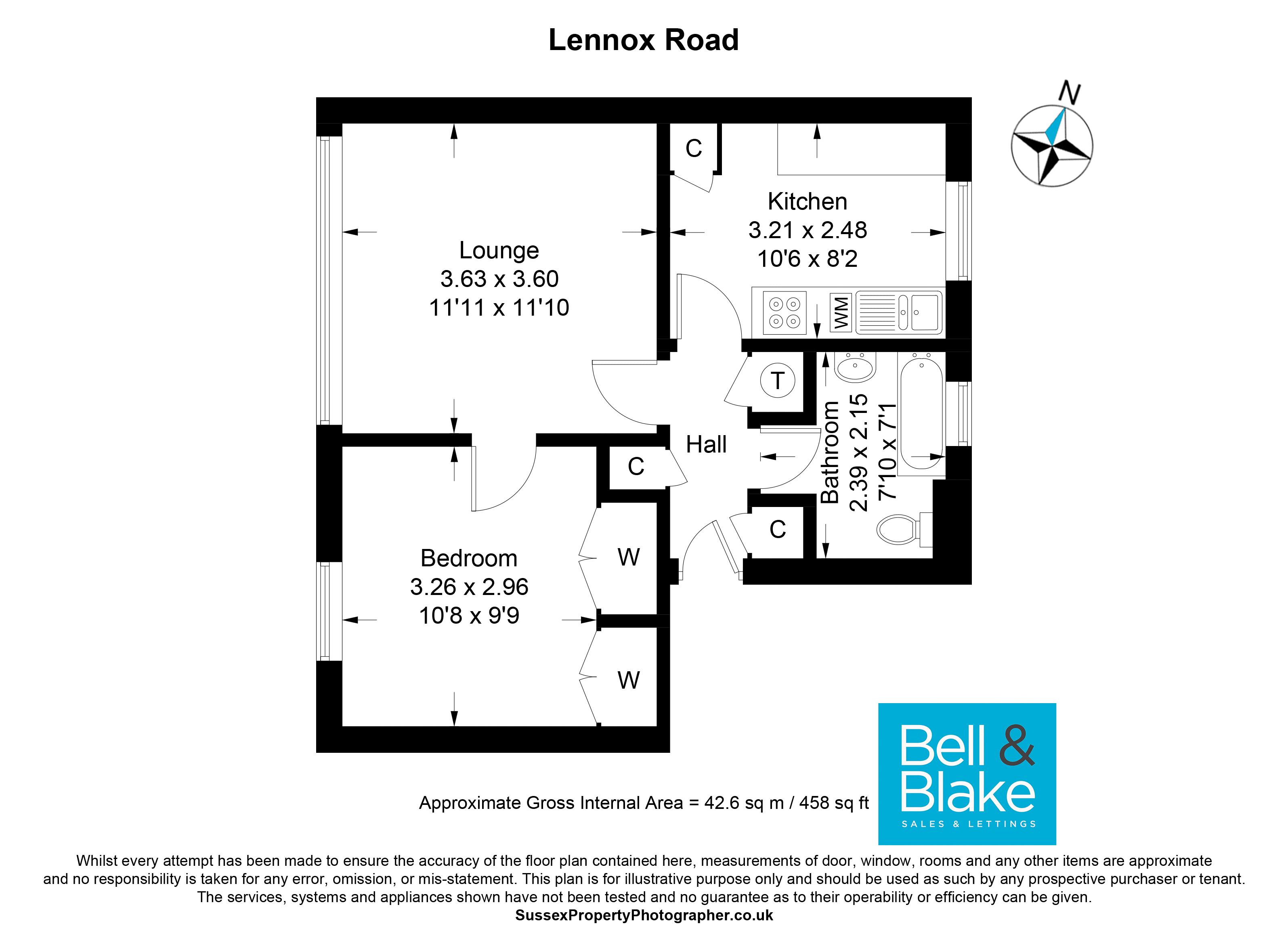 65, Lennox Road, Chichester floorplan