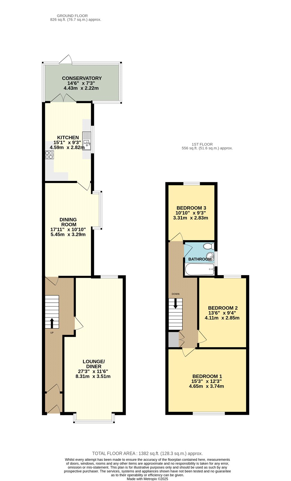 83, Legsby Avenue, N E Lincs floorplan