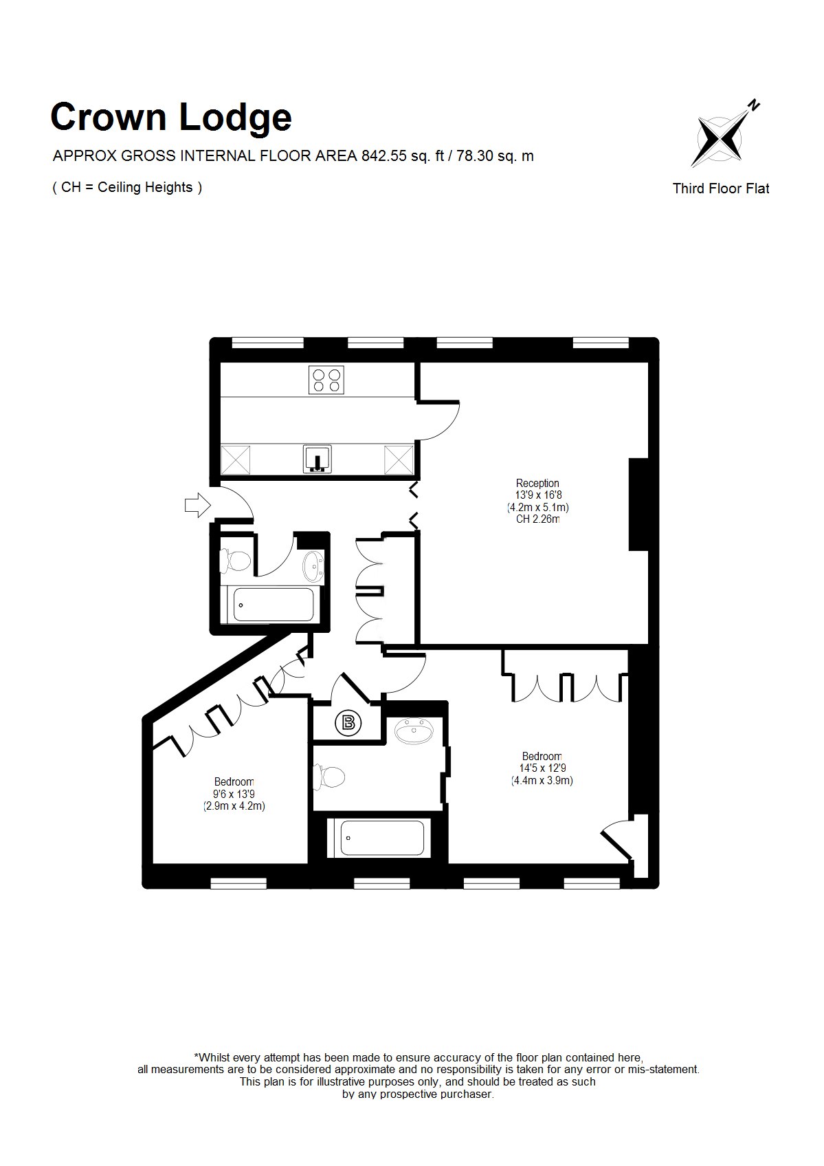 2 Bedrooms Flat to rent in 12 Elystan Street, London SW3