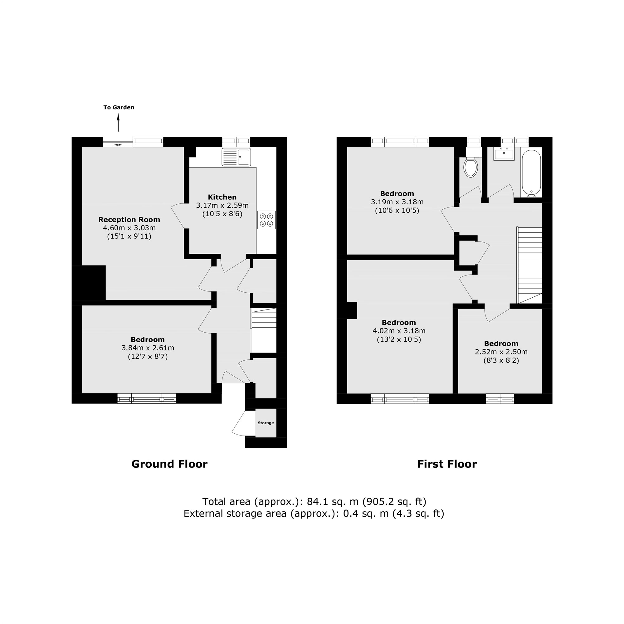 7, Bennett Grove, London floorplan