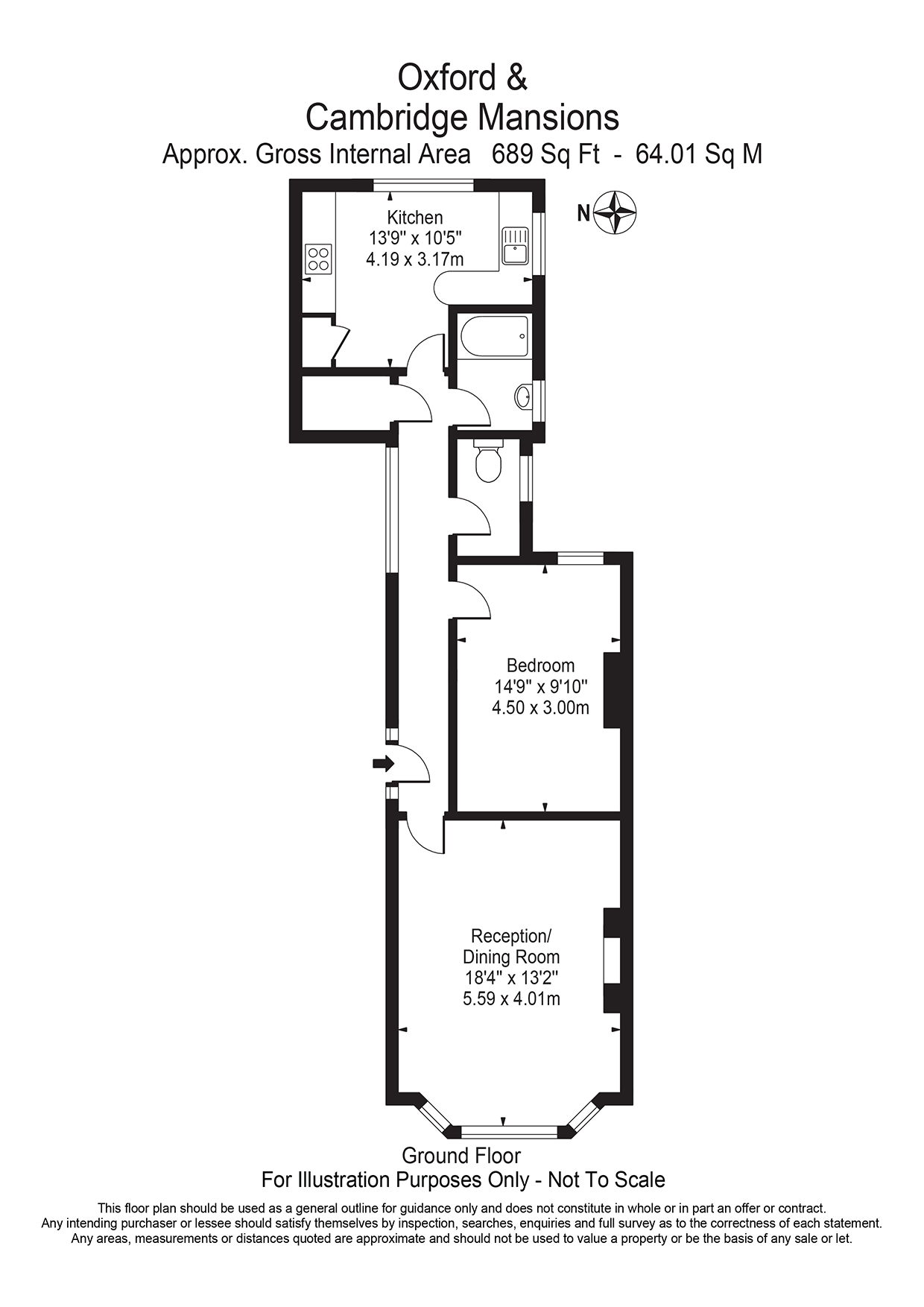 1 Bedrooms Flat to rent in Oxford & Cambridge Mansions, Old Marylebone Road, London NW1