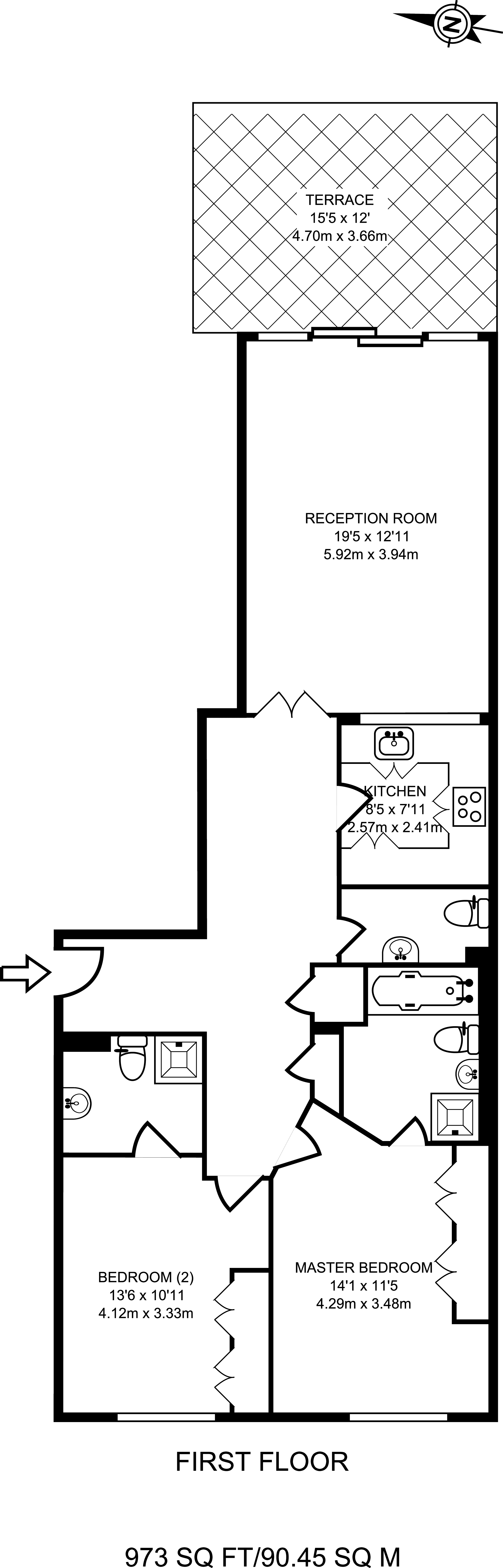 2 Bedrooms Flat to rent in Capital Wharf, Wapping E1W