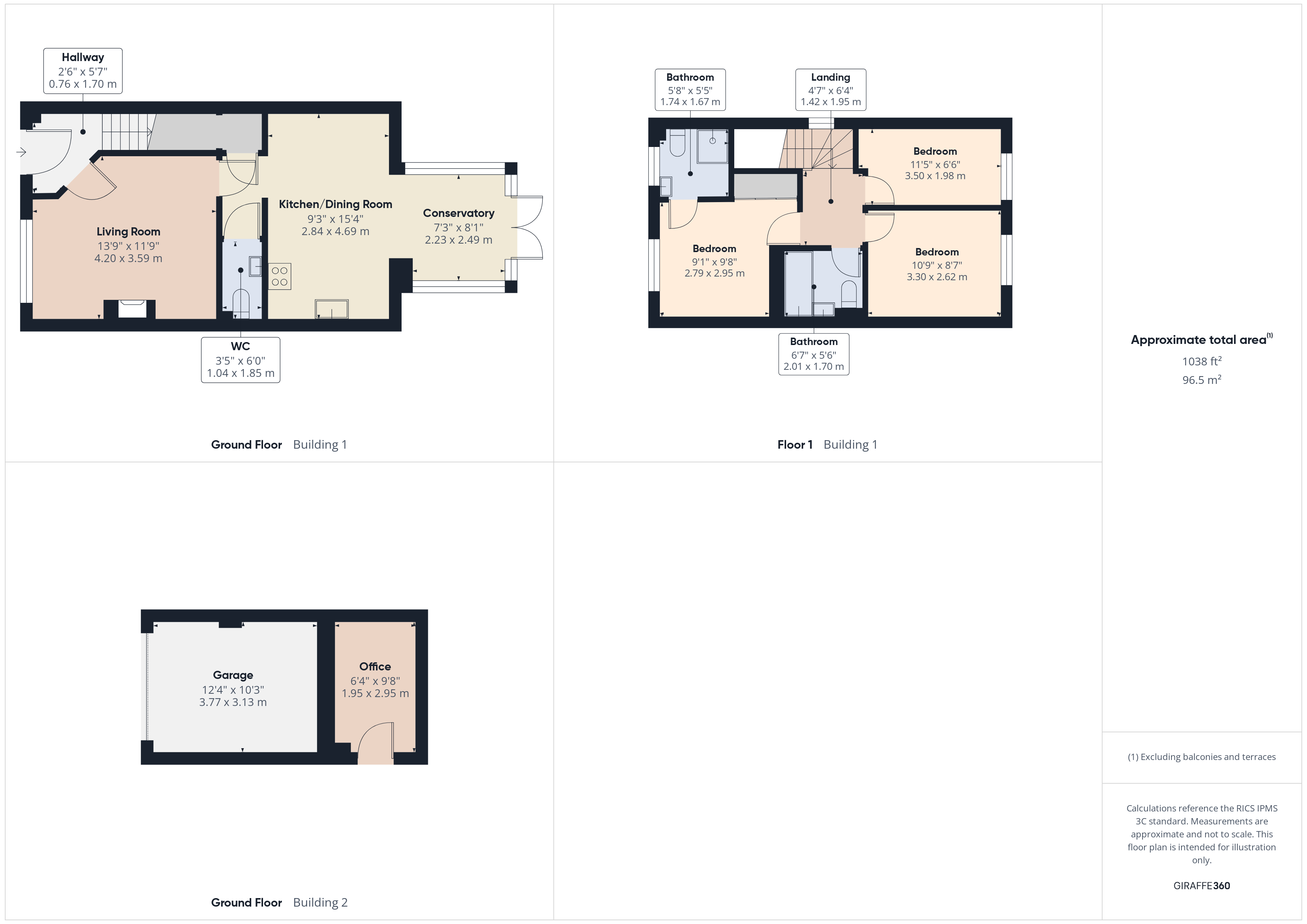 4, Cornfields, Oxfordshire floorplan