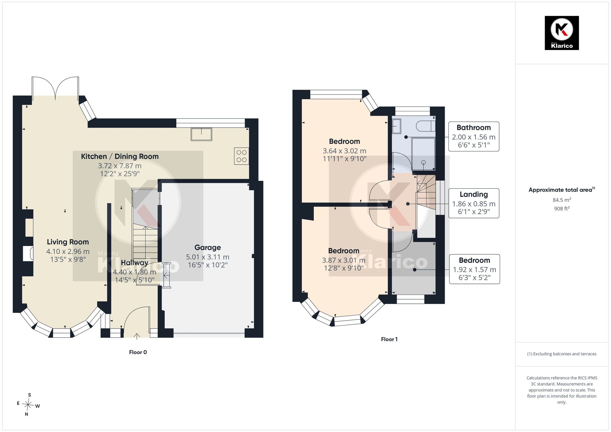89 Rectory Park Road, Birmingham floorplan