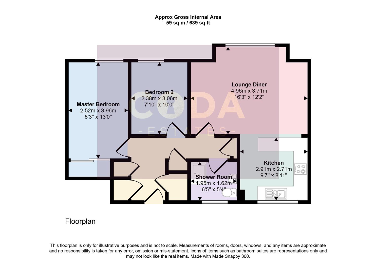 Cowgate, Glasgow floorplan