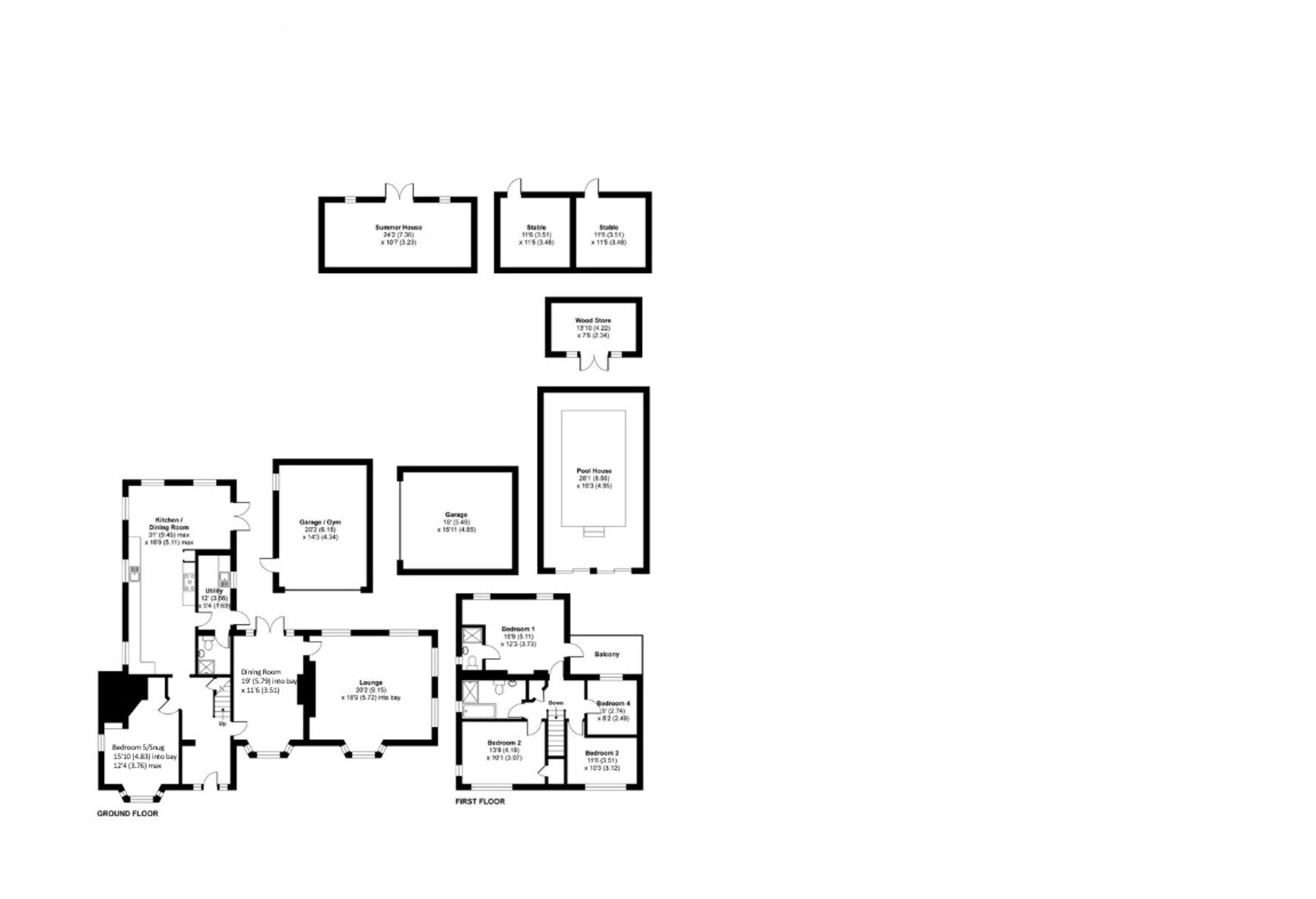 Hill View Green Lane, Stowmarket floorplan