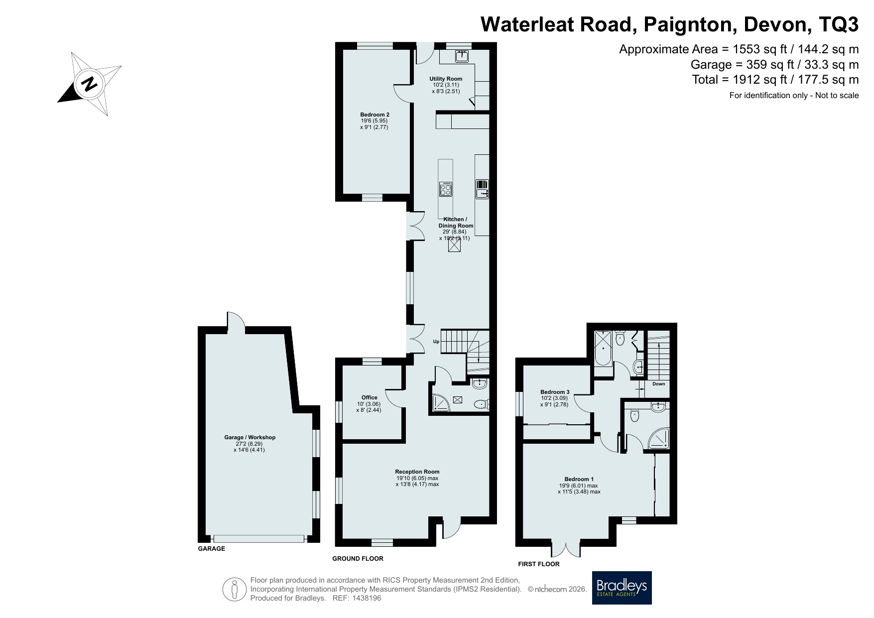 The Ridings,, Waterleat Road, Devon floorplan