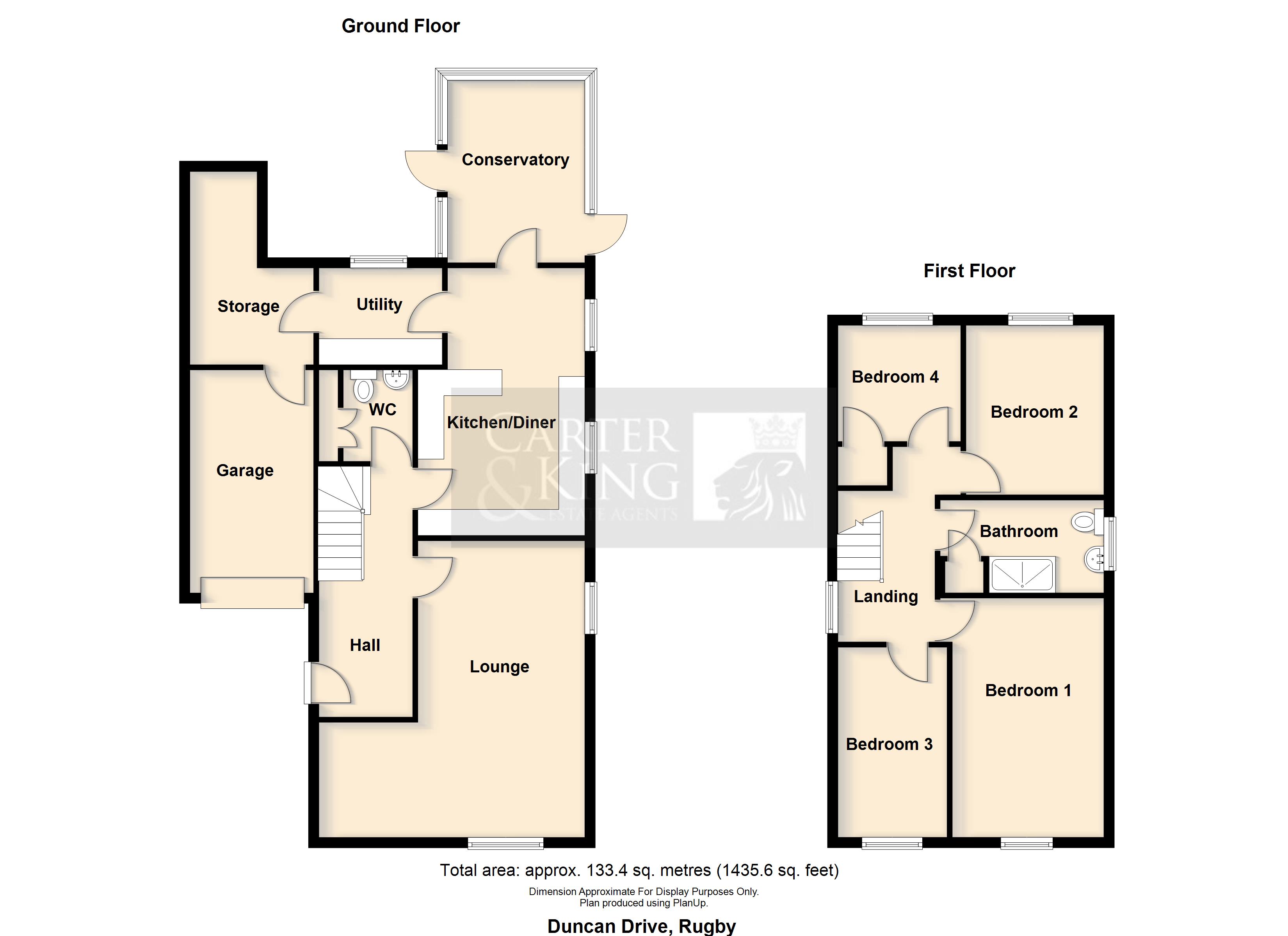 17, Duncan Drive, Rugby floorplan