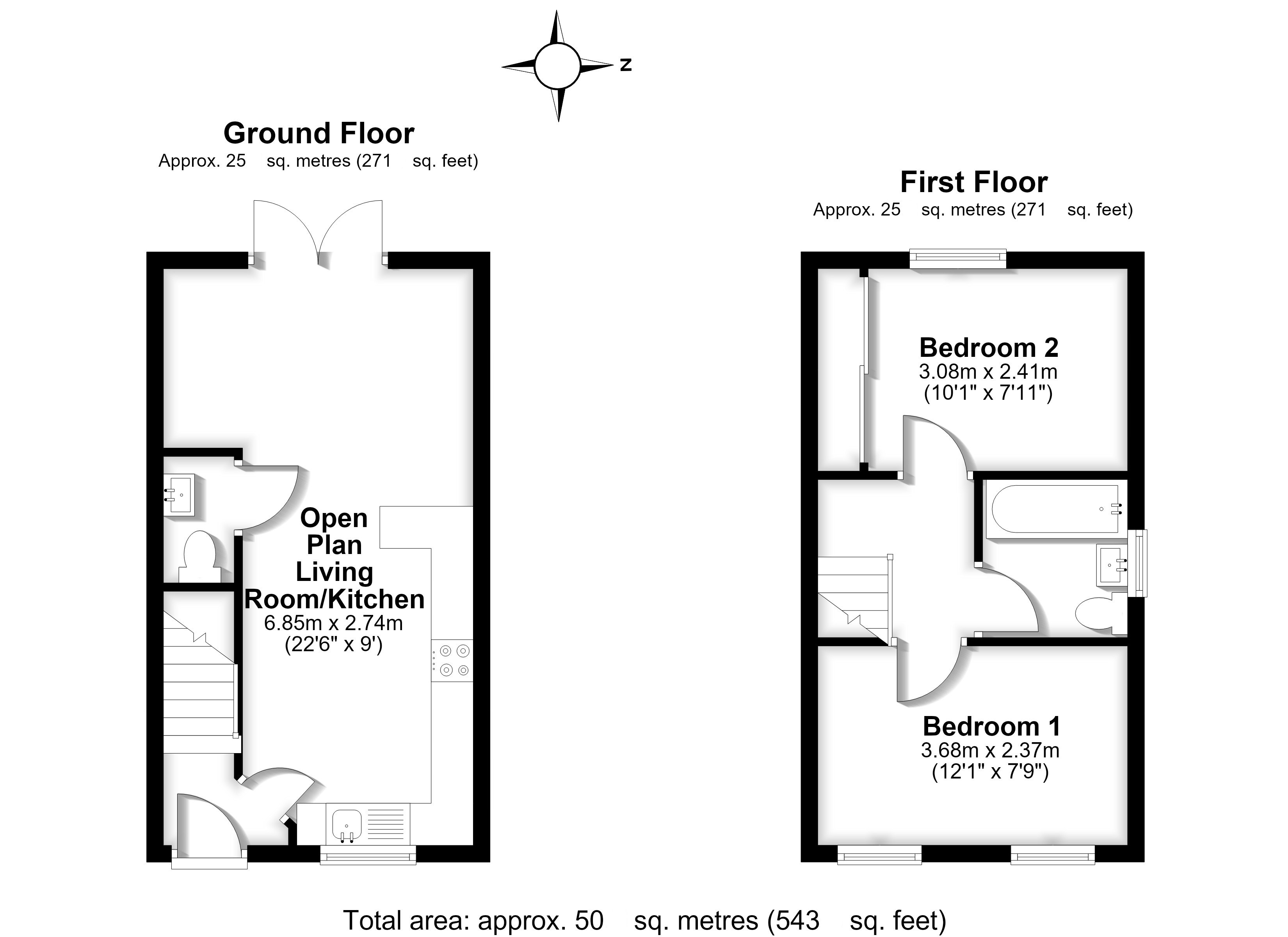 107, Newland Avenue, Hertfordshire floorplan