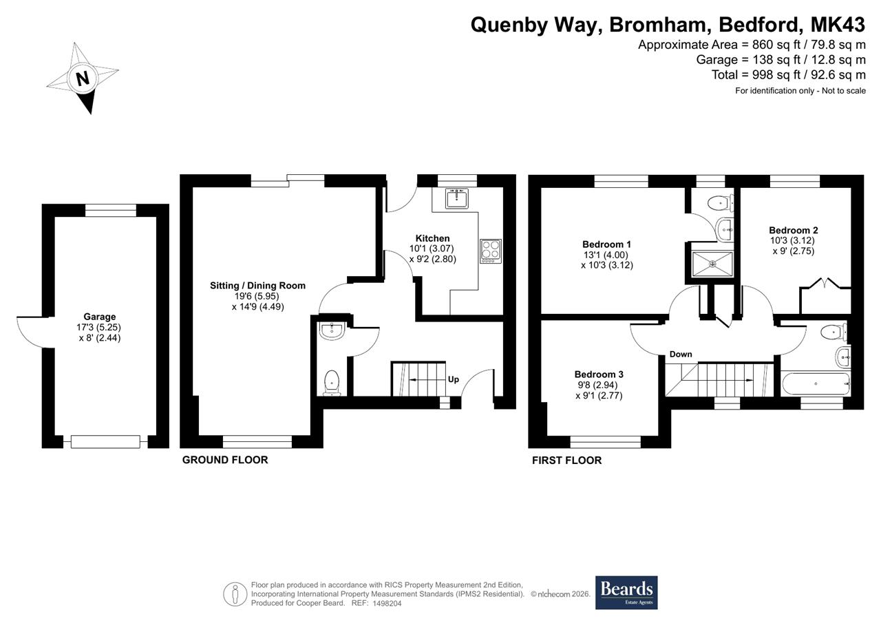 76, Quenby Way, Bromham floorplan