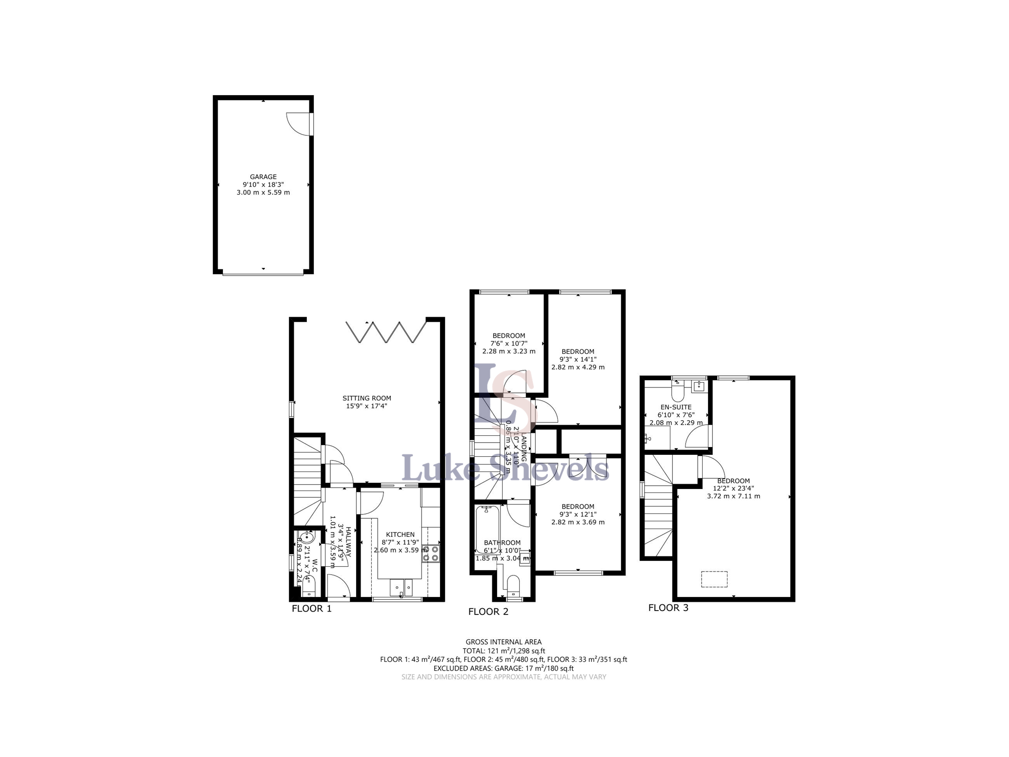 9, Swan Mews, Eastbourne floorplan