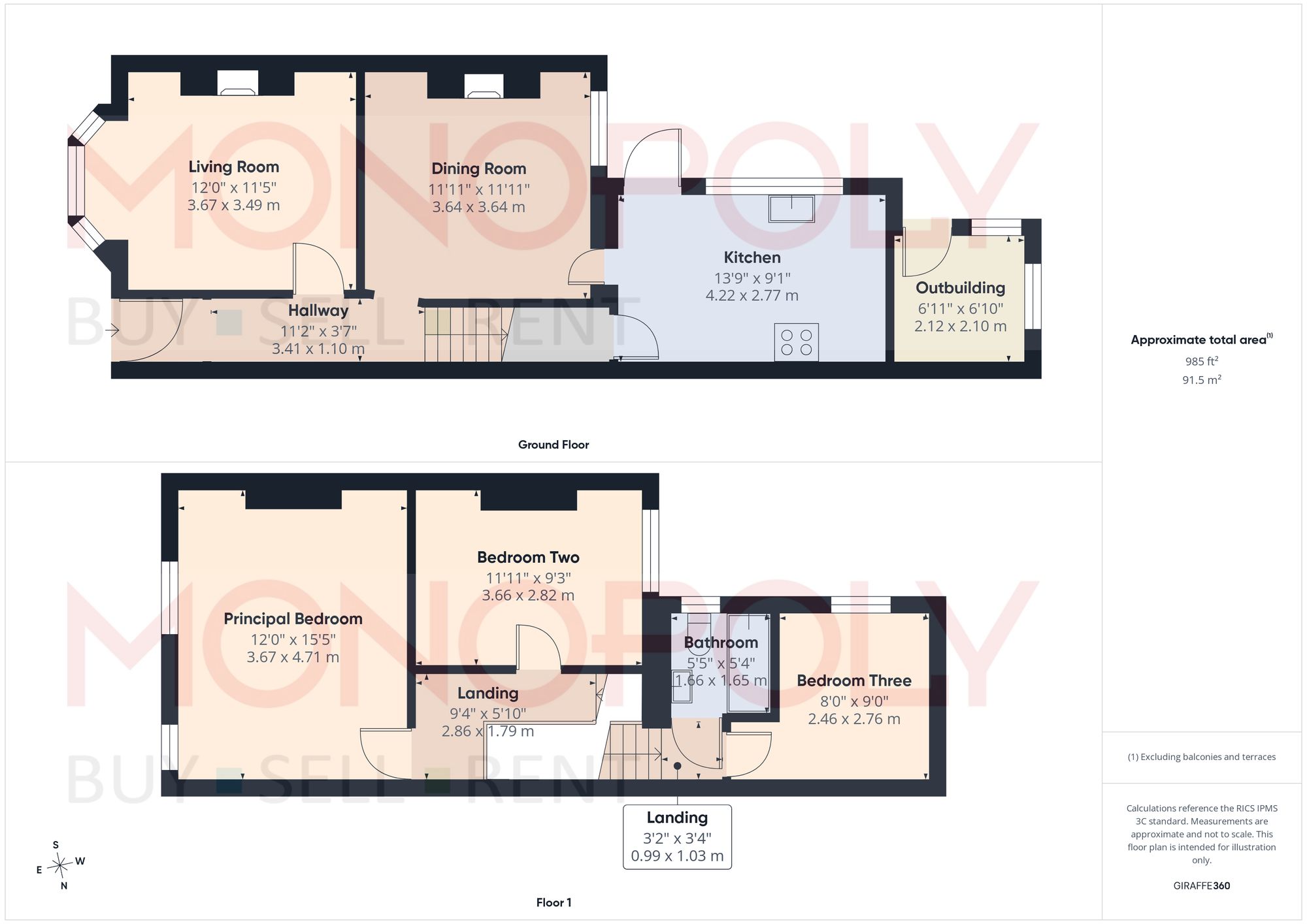58 Alexandra Road, Wrexham floorplan