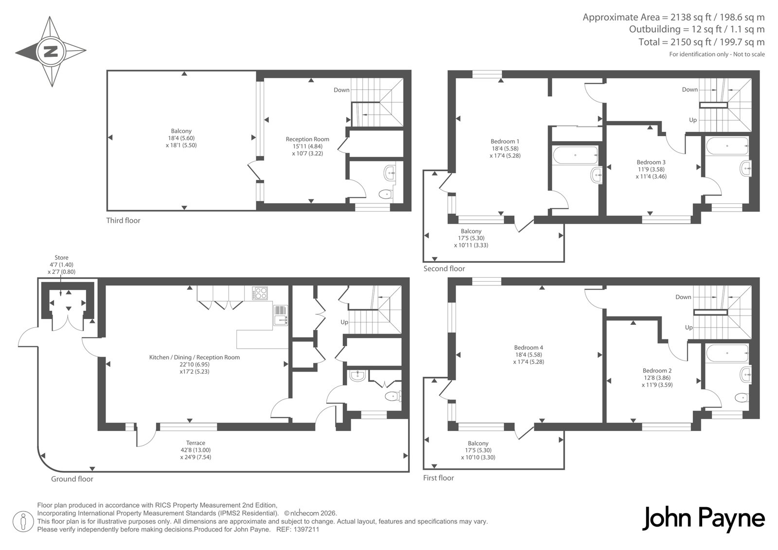 Handley Drive, London floorplan