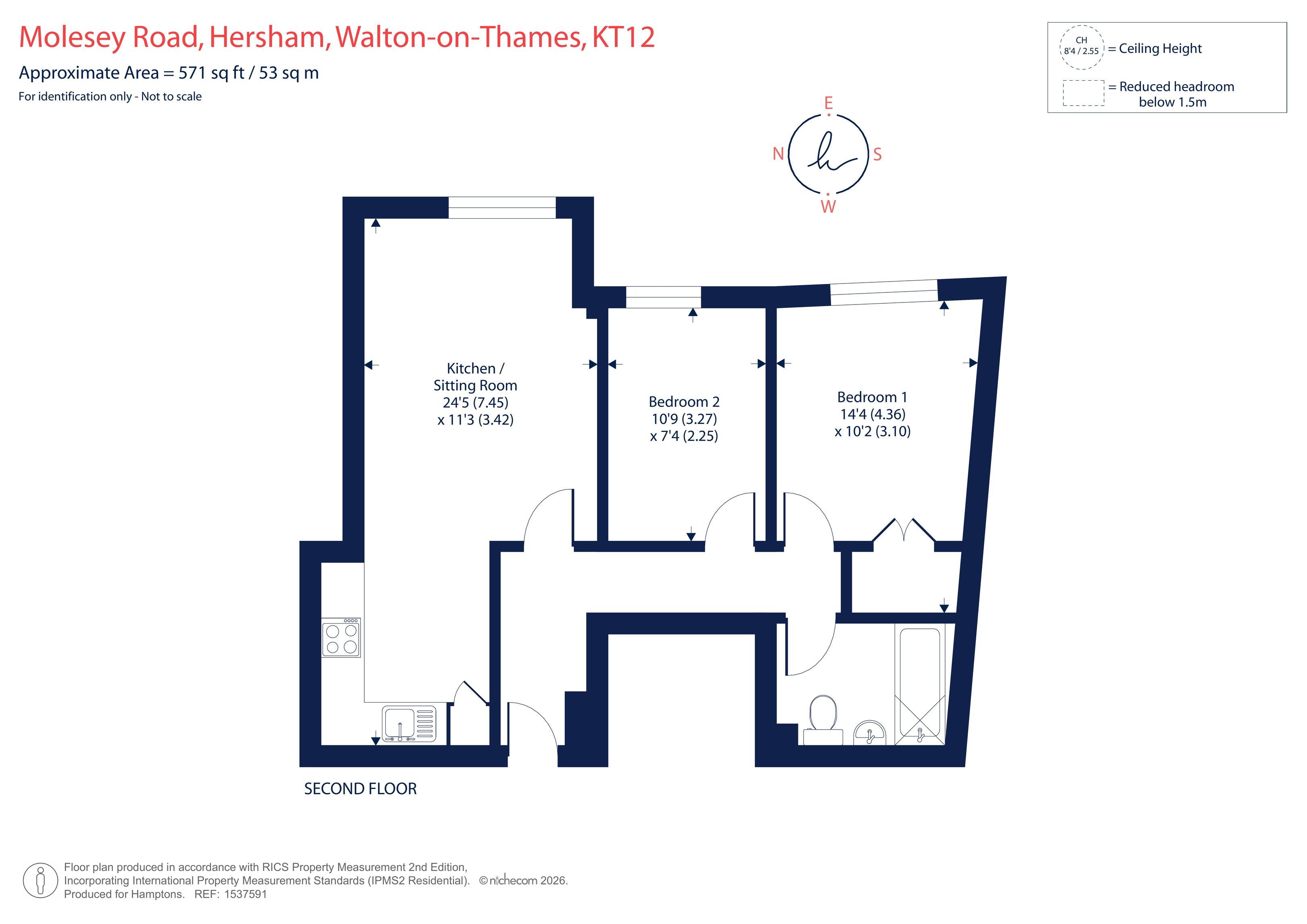 11 Molesey Road, Walton On Thames floorplan
