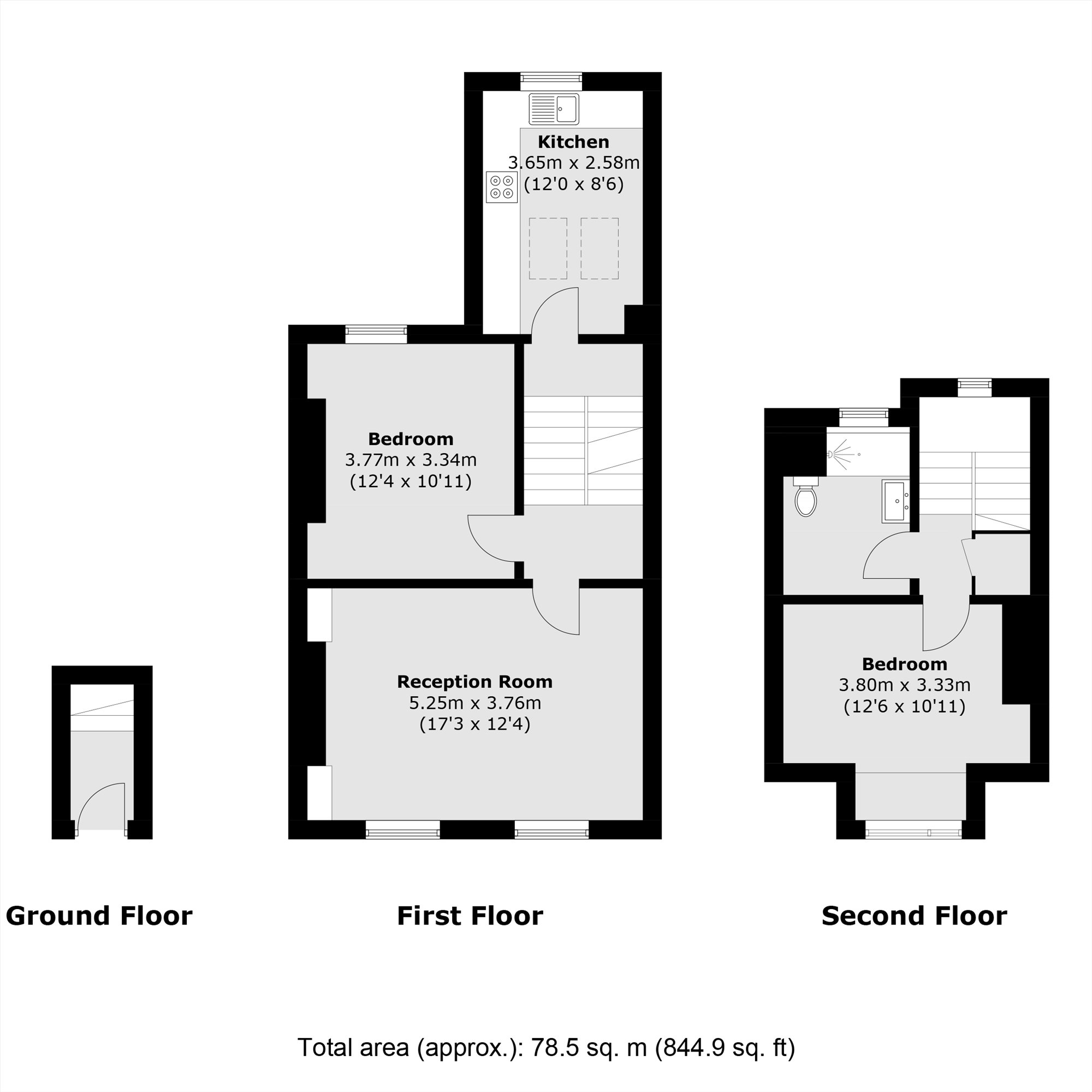 44C, Shardeloes Road, London floorplan