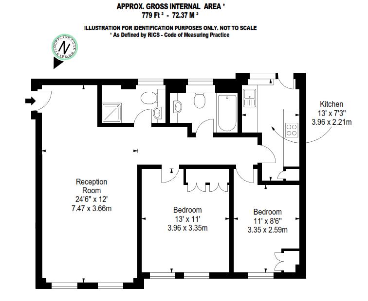 2 Bedrooms Flat to rent in Pelham Court, Fulham Road, London SW3