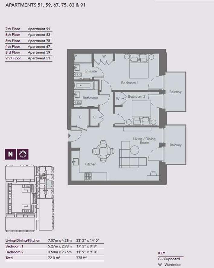 Royal Crest Avenue, London floorplan
