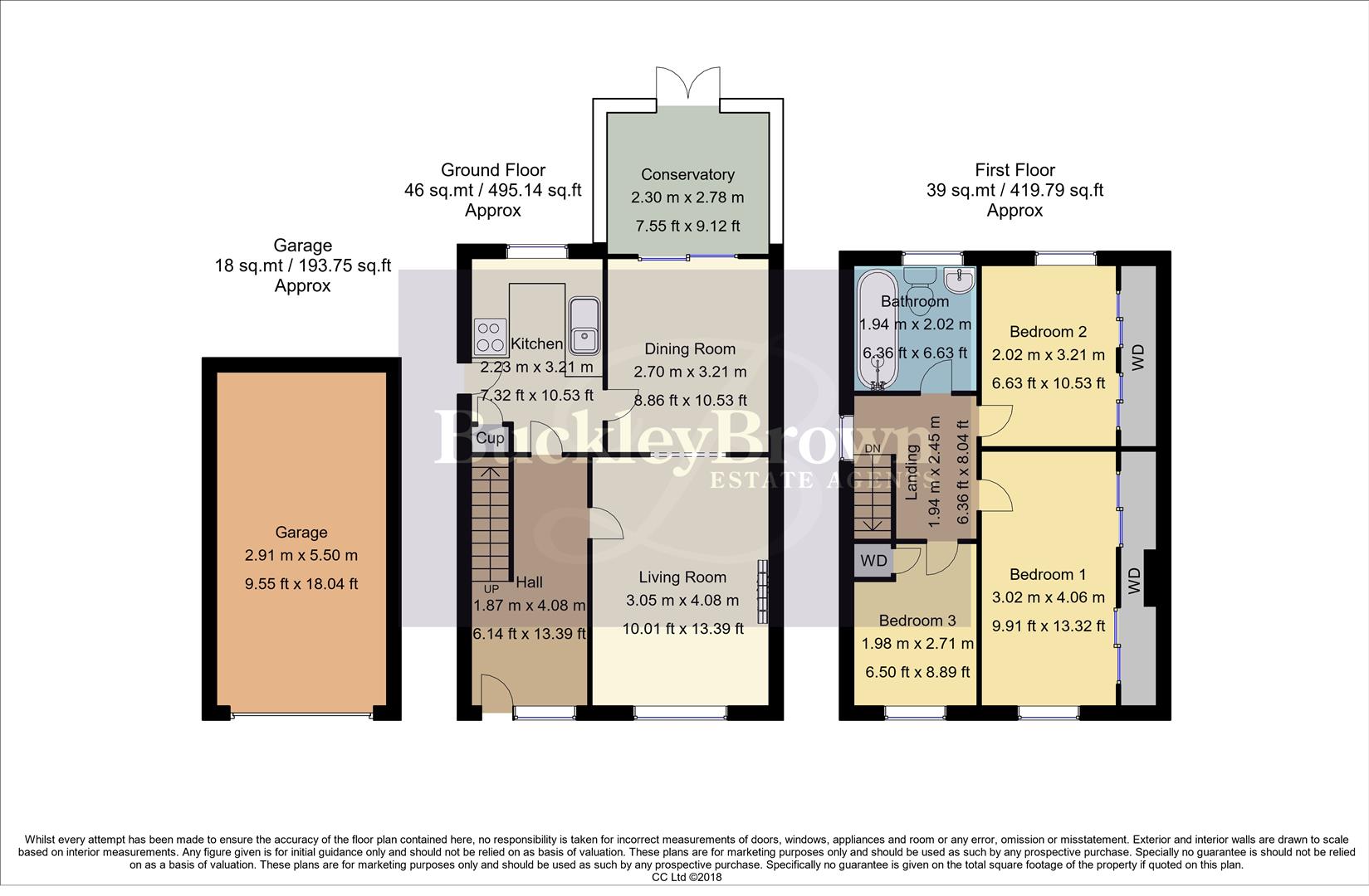 20, Brockley Avenue, Chesterfield floorplan