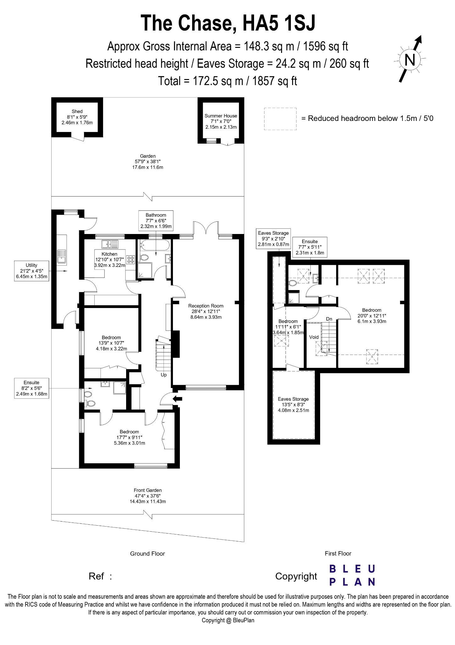 35 The Chase, Eastcote, Greater London floorplan