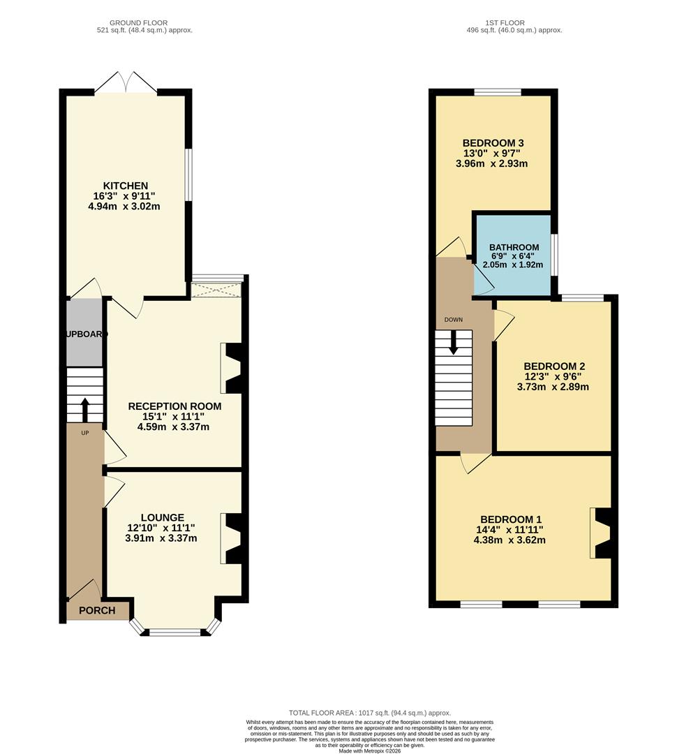 7, Scott avenue, Chorlton floorplan