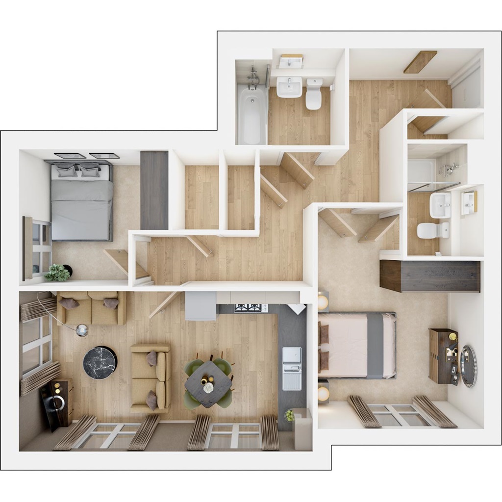 Kestral Court - Plot 67, Westvale Park, Webber Street, Horley floorplan