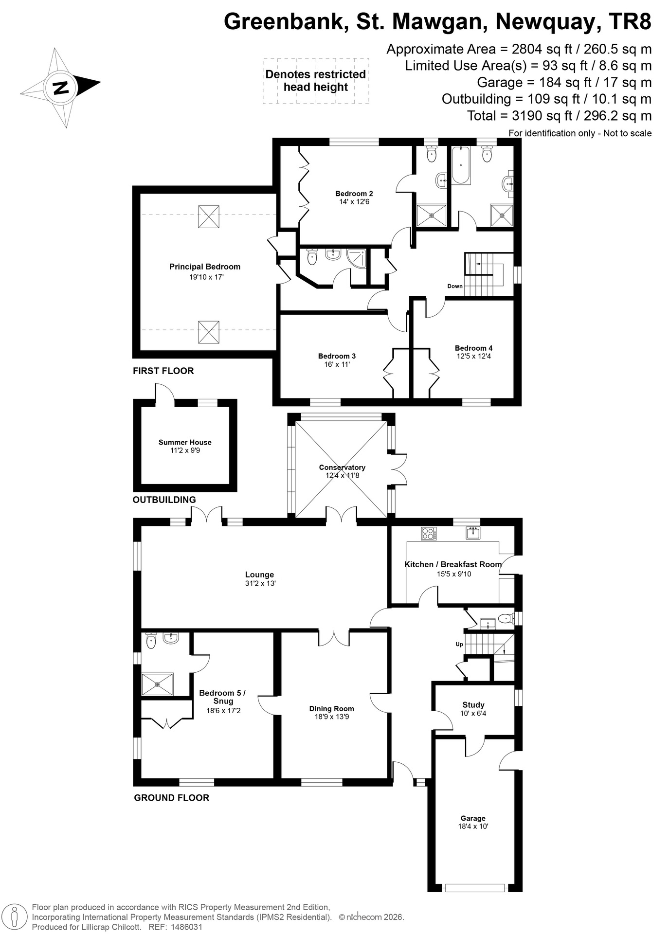 Greenbank, Newquay floorplan