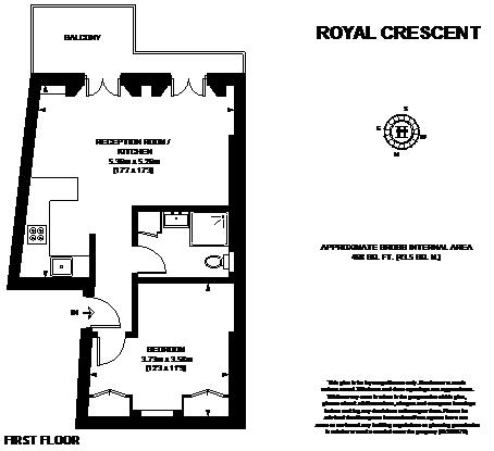 1 Bedrooms Flat to rent in Royal Crescent, London W11