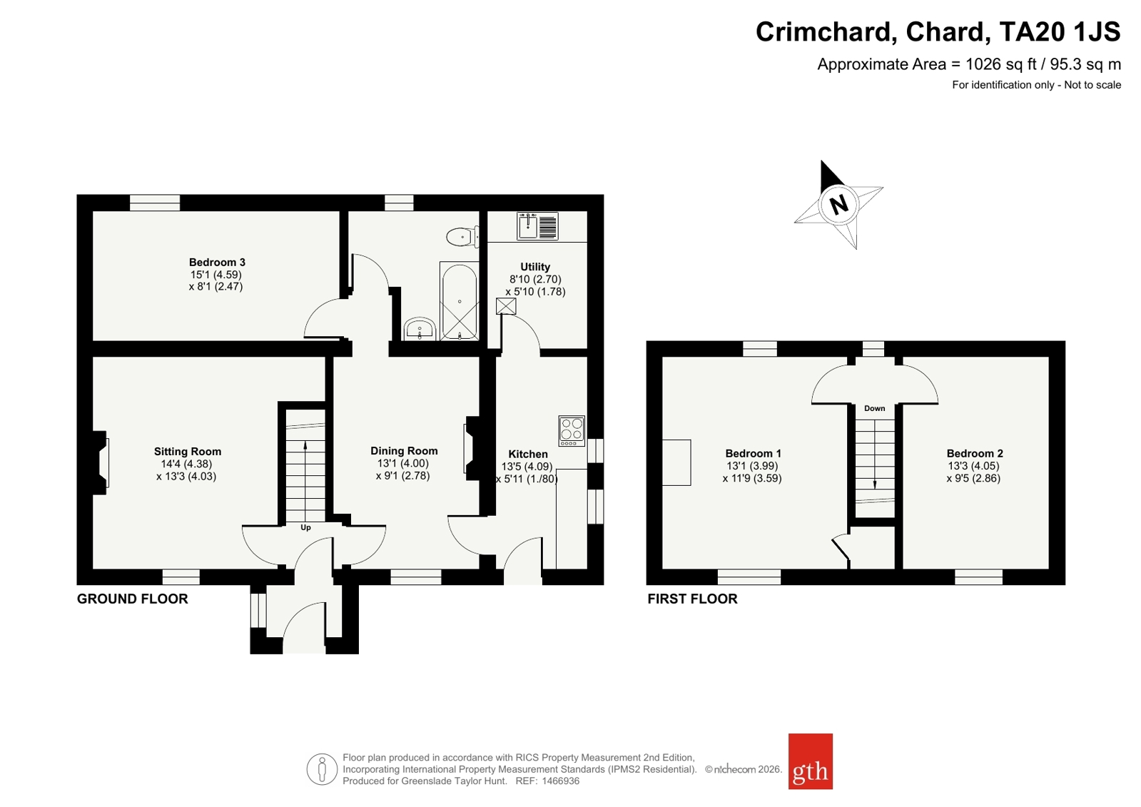 Jasmine Cottage, 54, Crimchard, Chard floorplan
