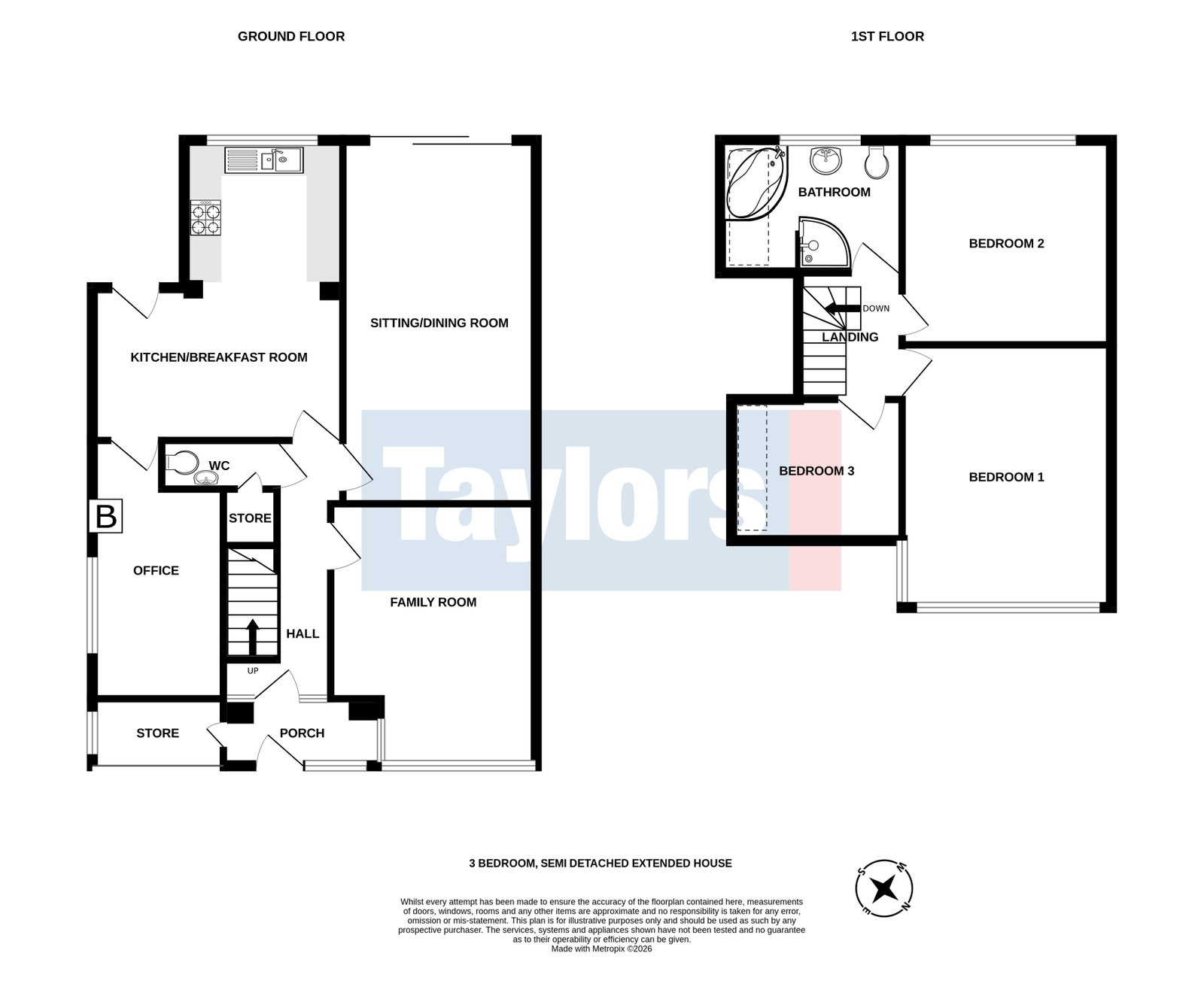 67, Richmond Grove, Stourbridge floorplan