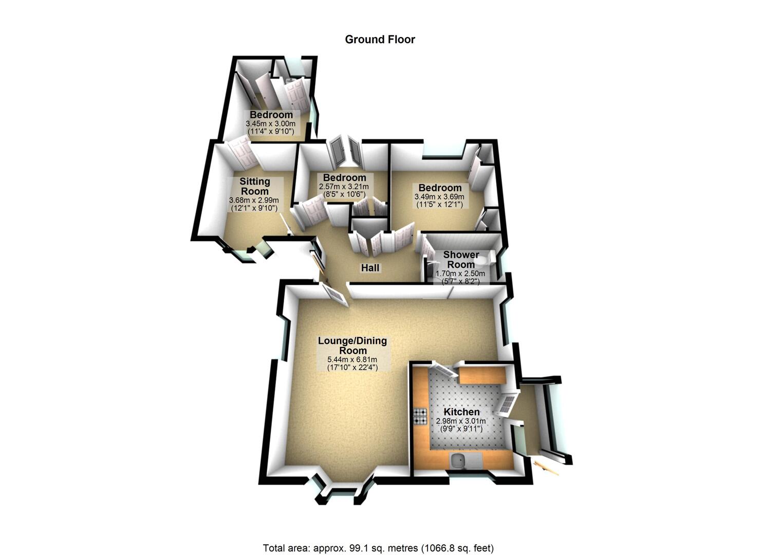 21, Lunnsfield Lane, Knottingley floorplan