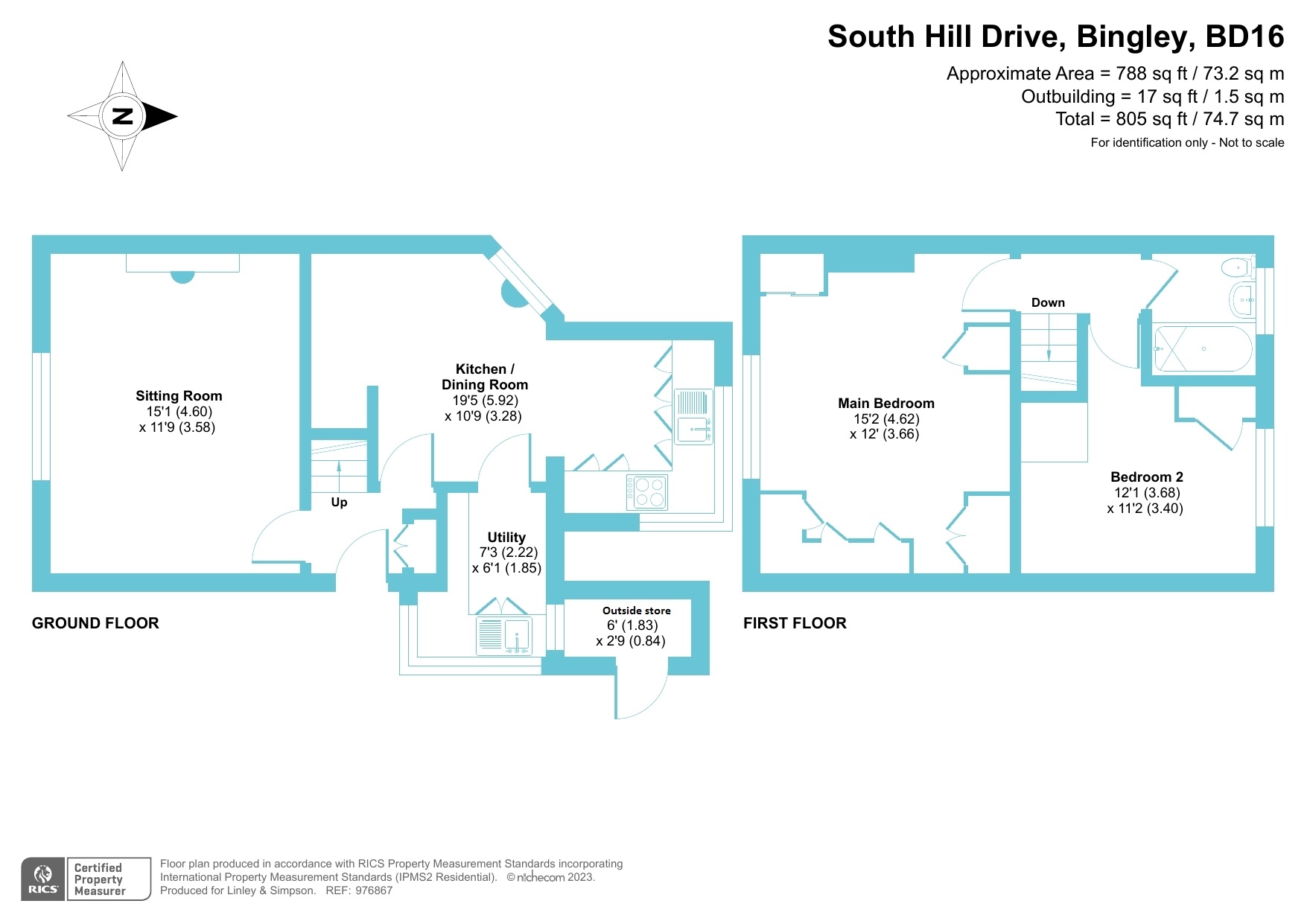 35, South Hill Drive, West Yorkshire floorplan
