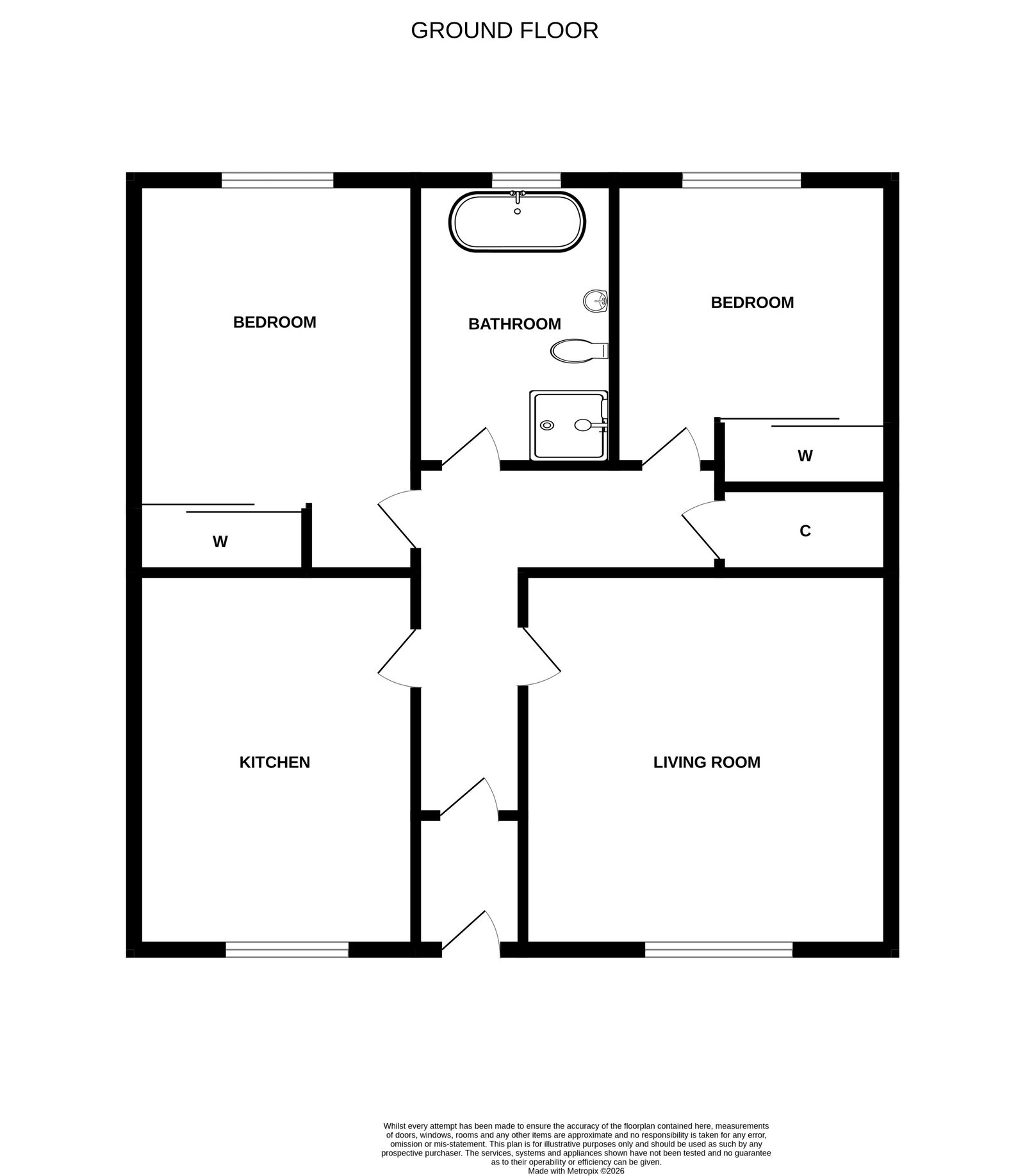 82, Brude's Hill, Inverness floorplan