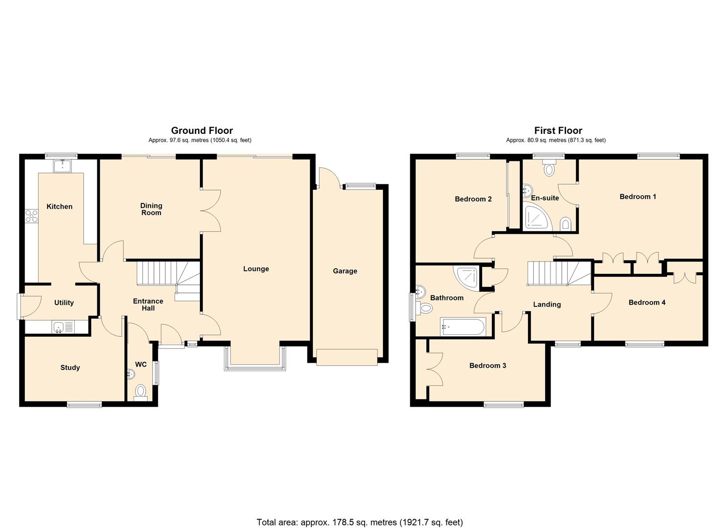 Fowlsdown Lodge, Canteen Road, Whiteley Bank floorplan