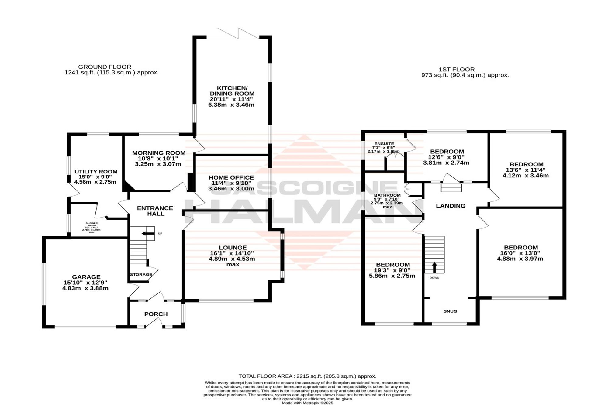 22 Meadway, Sale floorplan