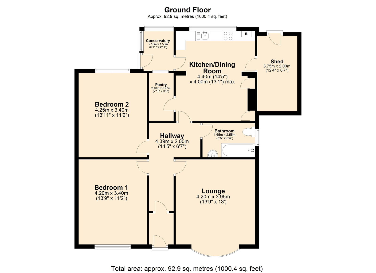 42, Windsor Road, Wigan floorplan