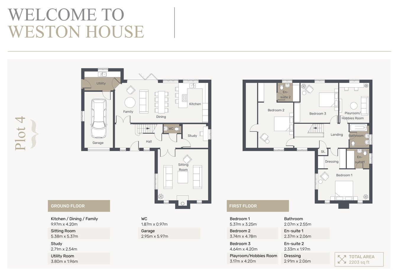Jasmine House (Plot 4), Welford Gate, Warwickshire floorplan